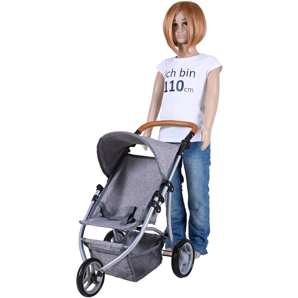 Knorrtoys® Puppenbuggy »Lio - Stone Brown«