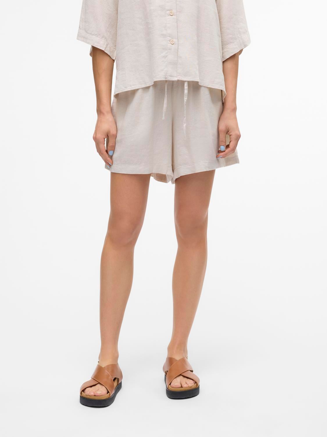 Vero Moda Shorts "VMLINN LINEN SHORTS WVN NOOS" günstig online kaufen