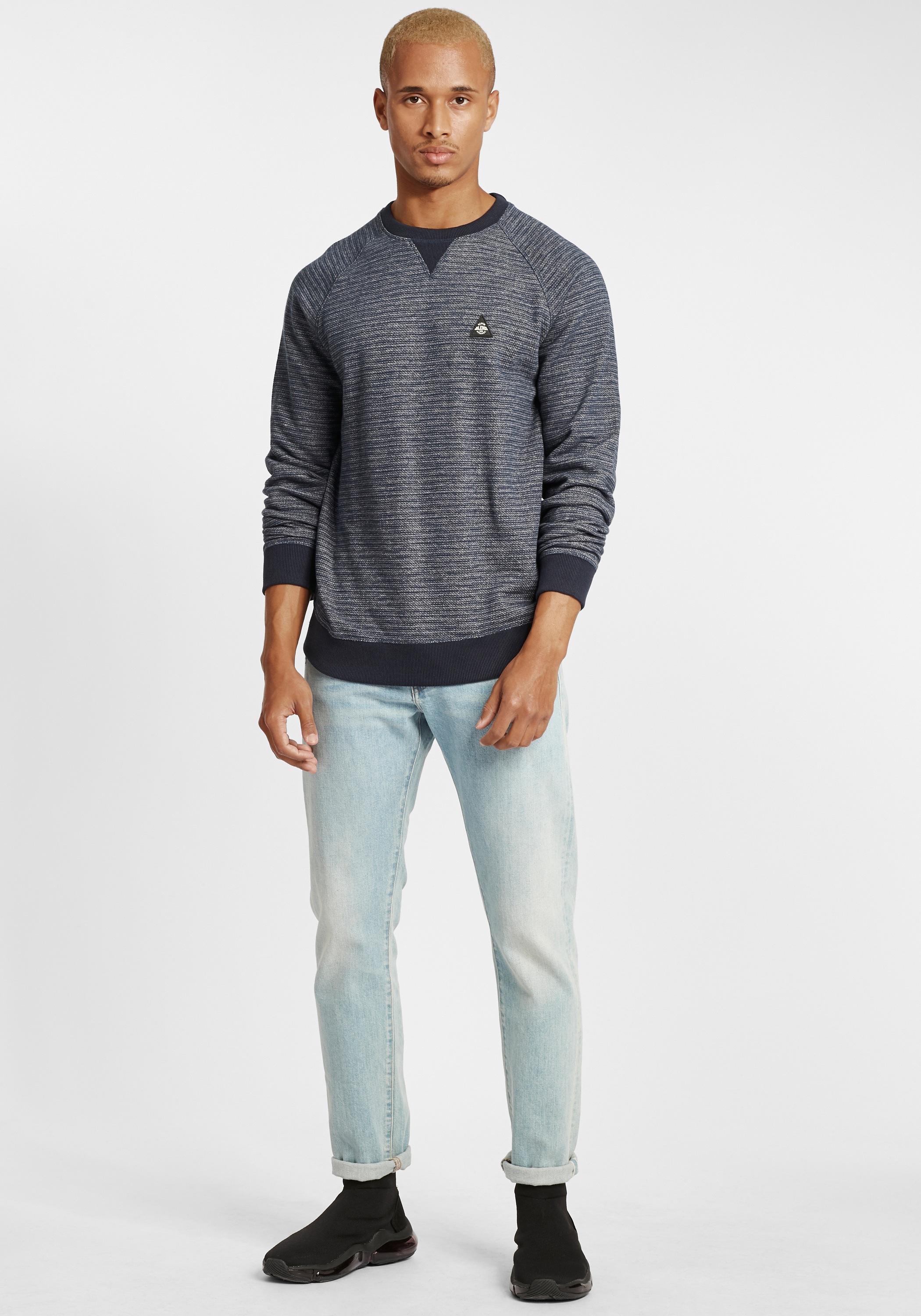 Blend Longpullover »BHKuna« Klassisches Sweatshirt mit Rundhalsausschnitt