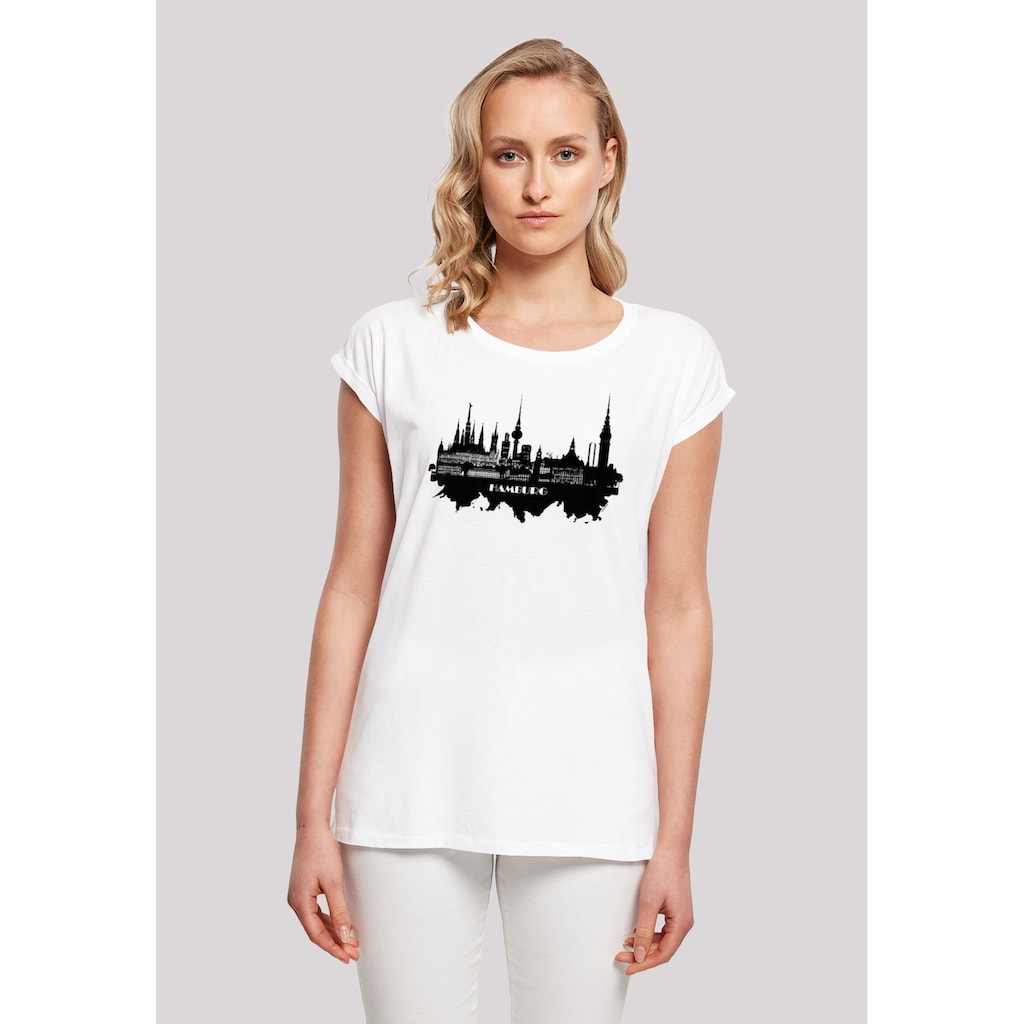 F4NT4STIC T-Shirt »Cities Collection - Hamburg skyline«