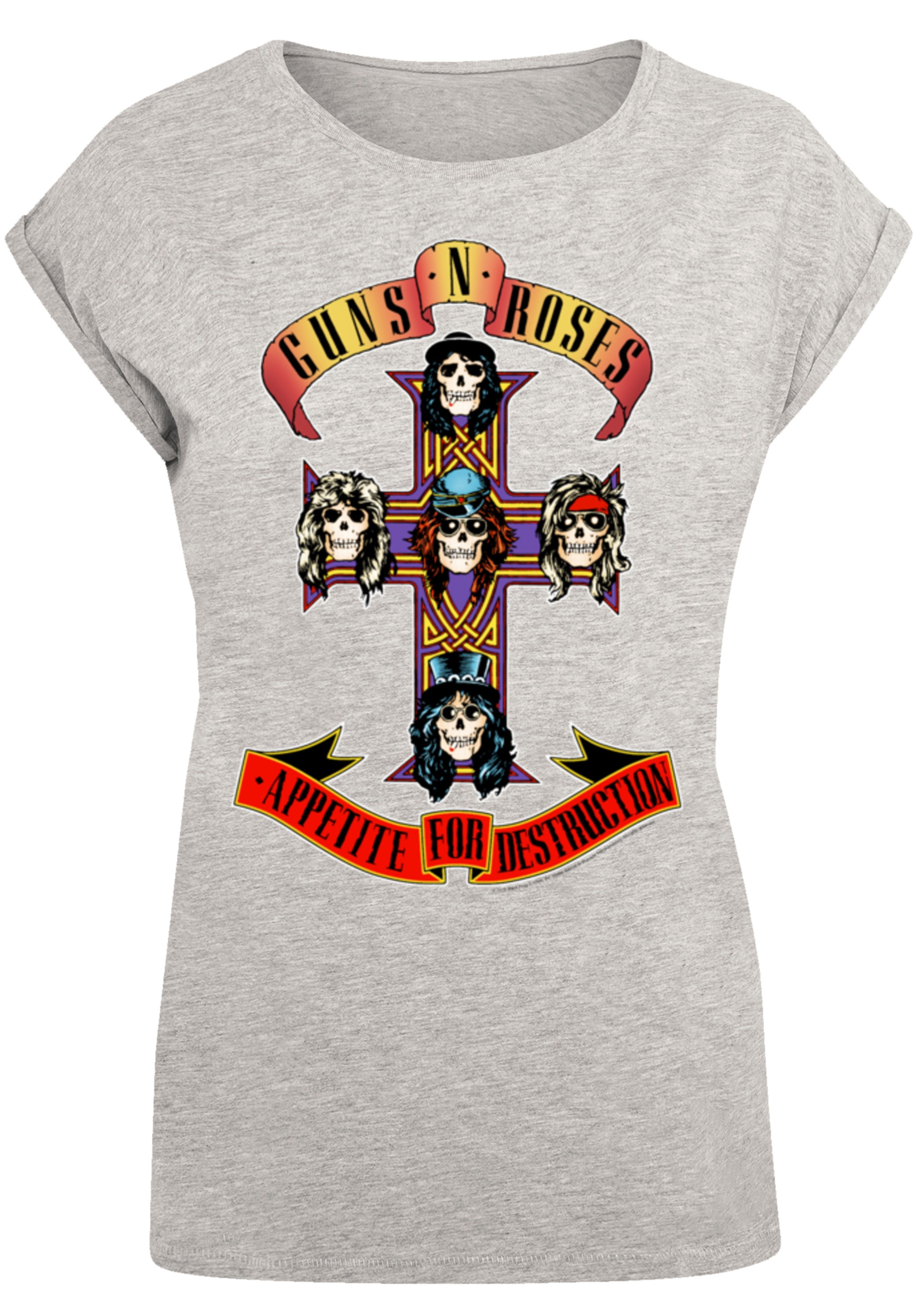 F4NT4STIC T-Shirt »Guns 'n' Roses Band Appetite For Destruction«, Print