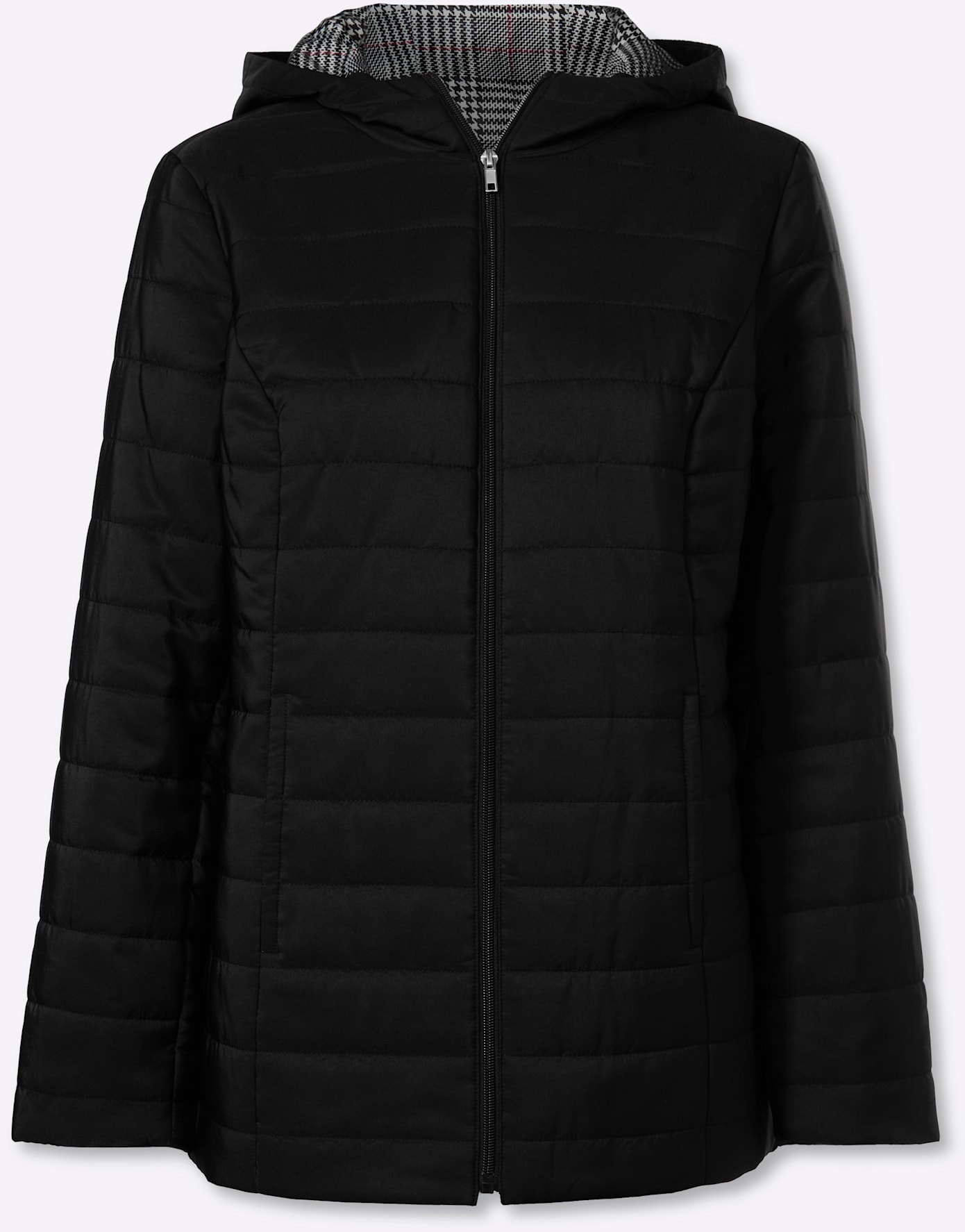 Classic Basics Steppjacke mit Kapuze
