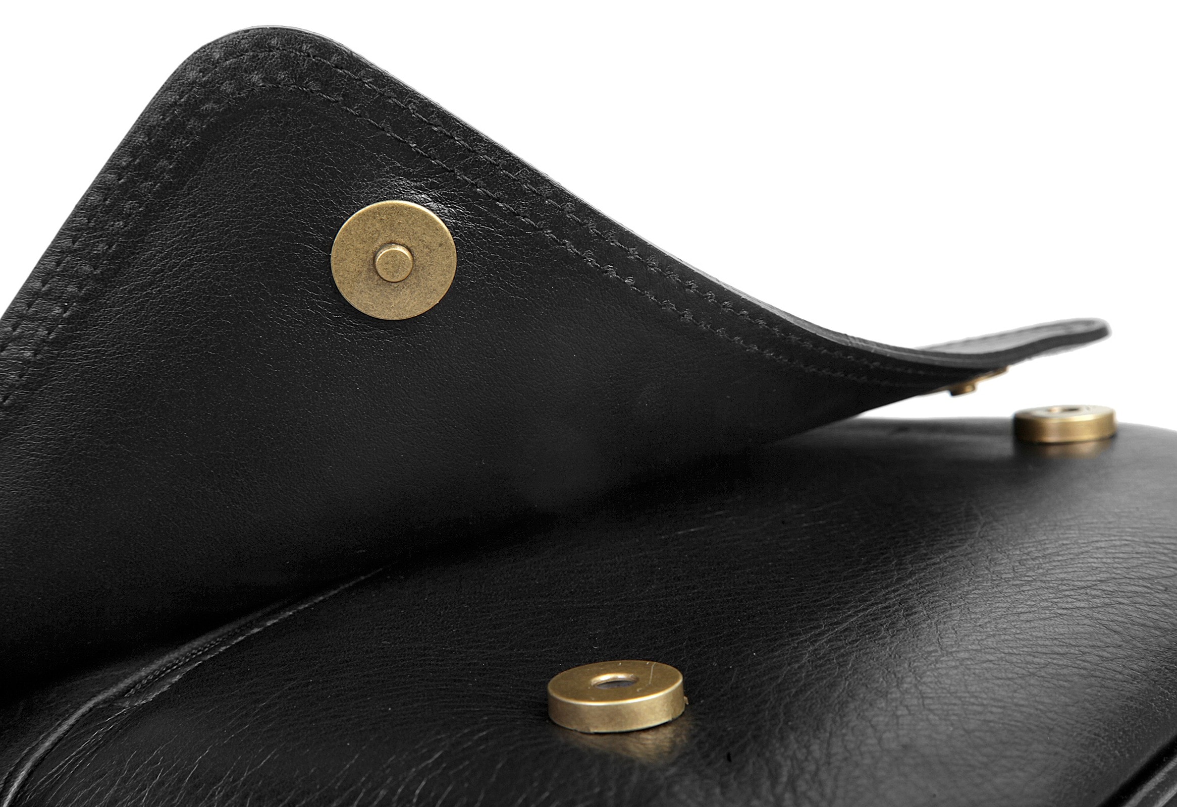 Cluty Umhängetasche, echt Leder, Made in Italy
