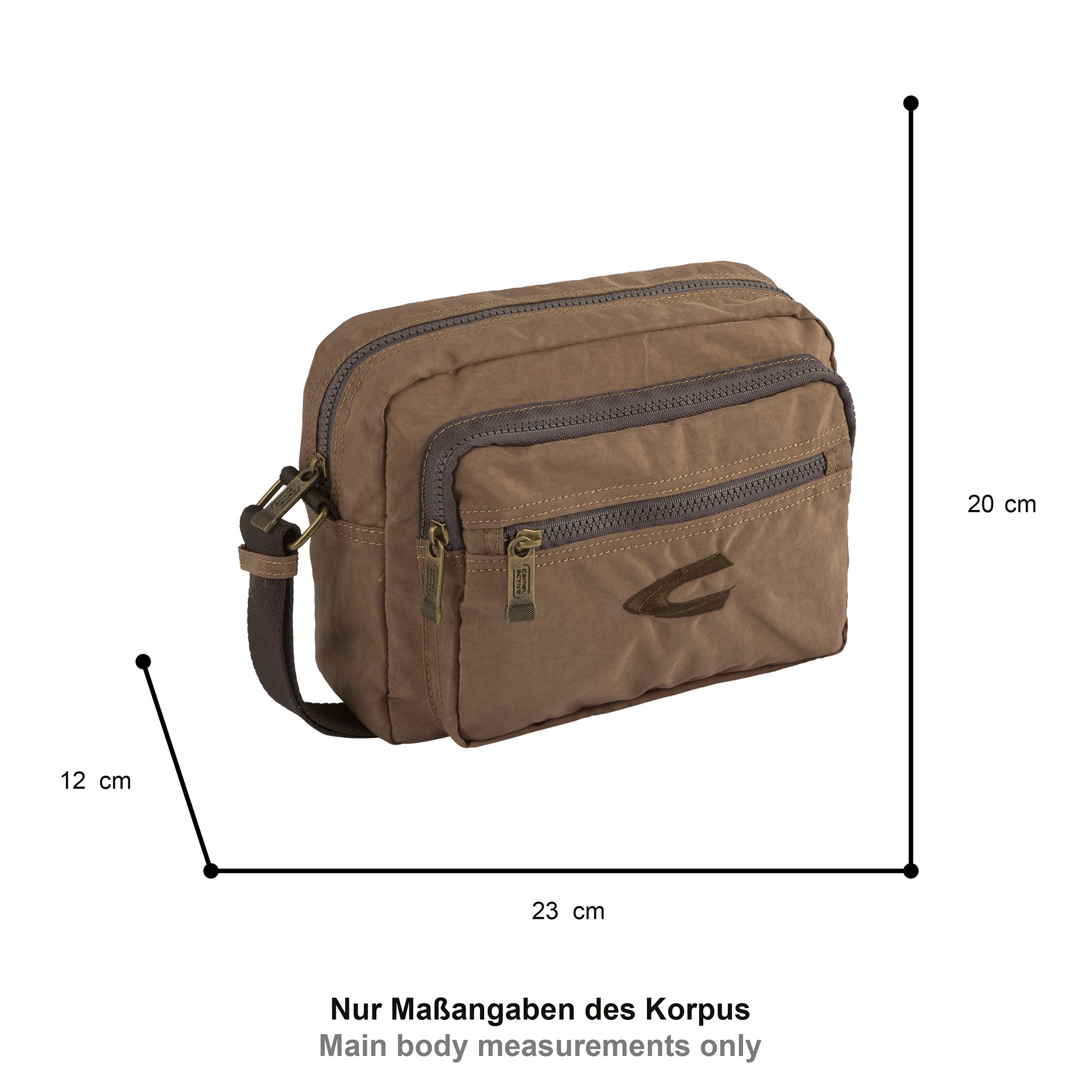 camel active Umhängetasche "Journey" aus leichtem robusten Nylon, funktiona günstig online kaufen