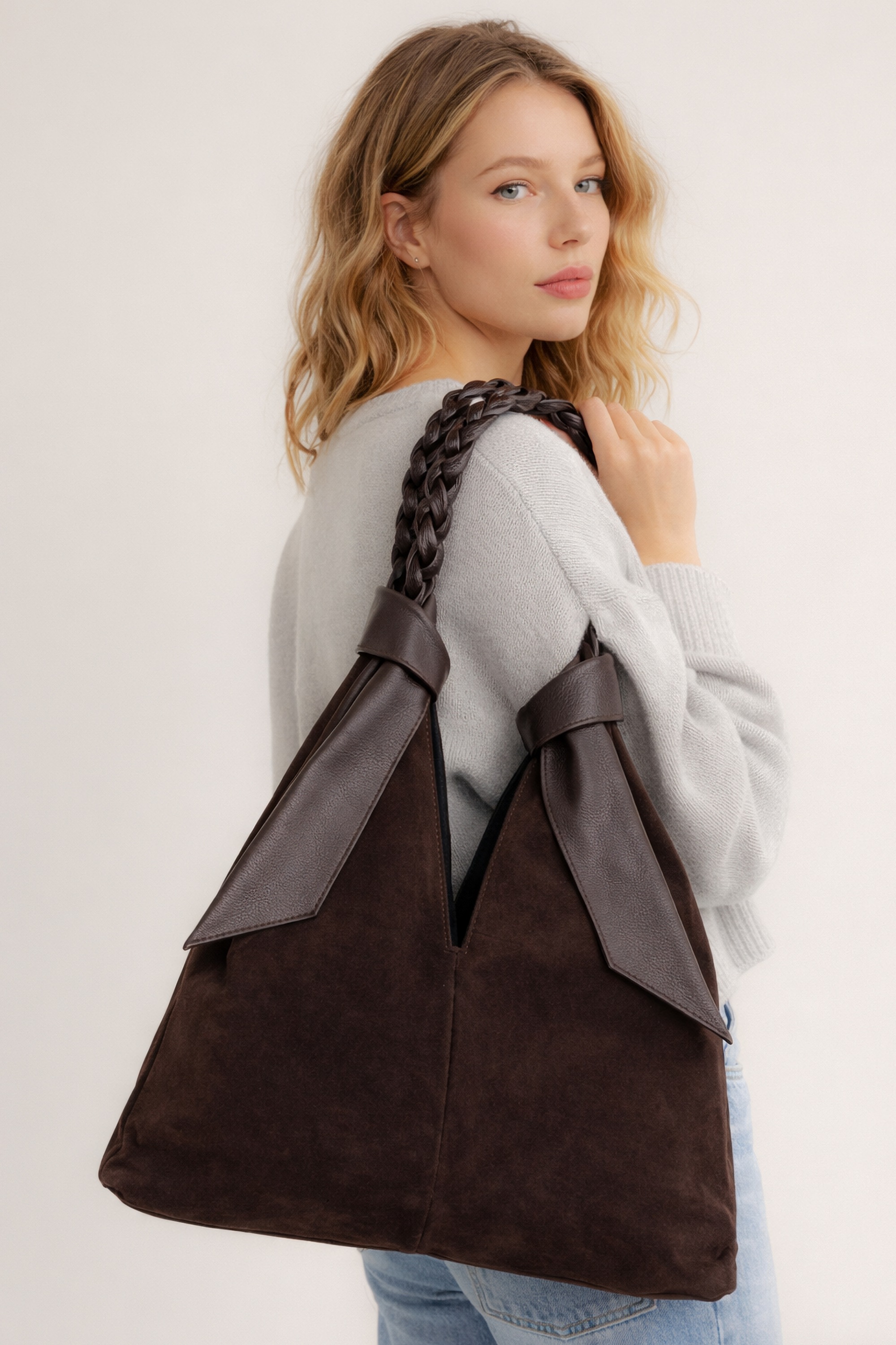 COLLEZIONE ALESSANDRO Schultertasche »Lusso« aus echtem Leder, Made in Italy