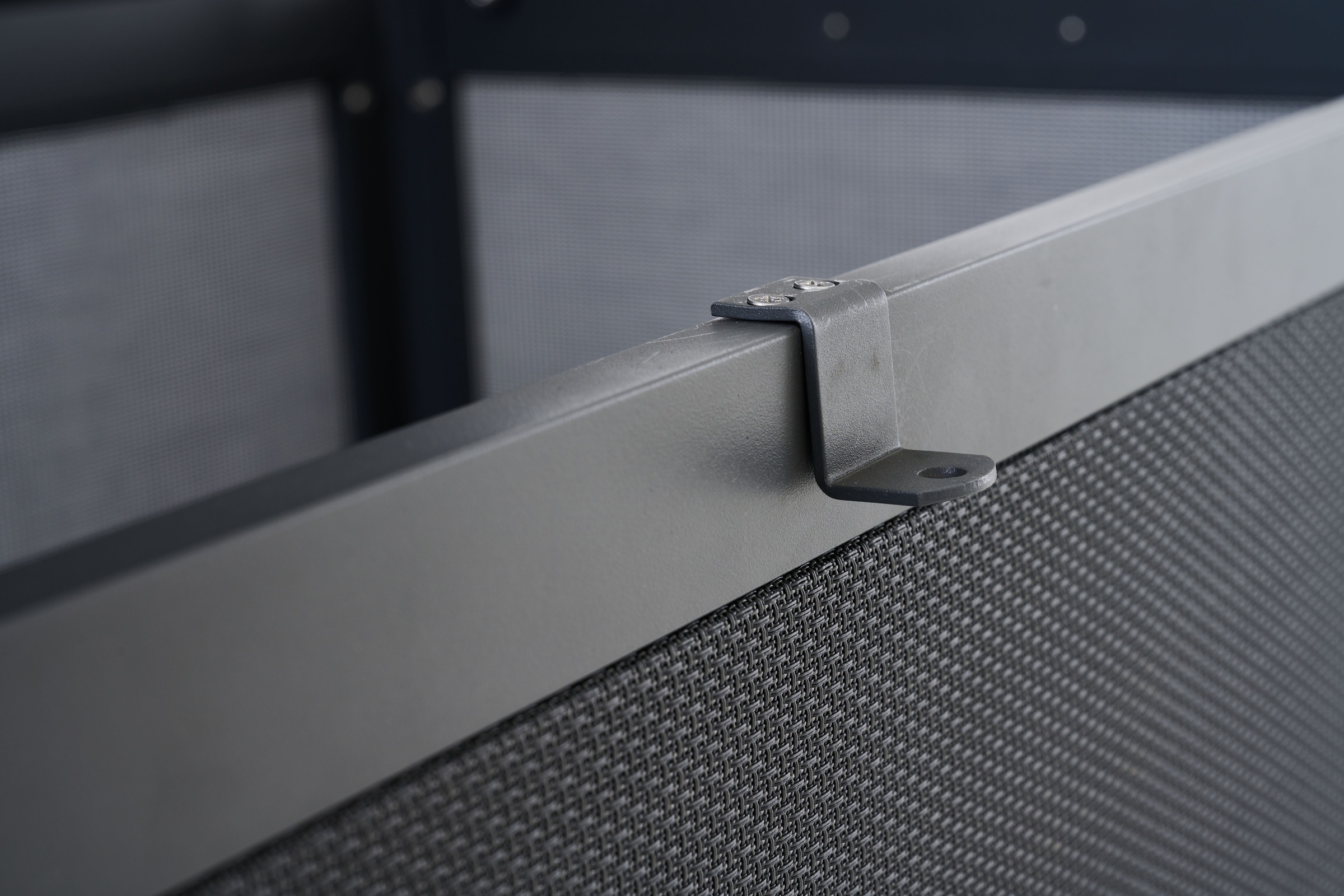 Siena Garden Kissenbox Gestell aus Aluminium, Ranotex® Bezug, 159x79x83cm anthrazit