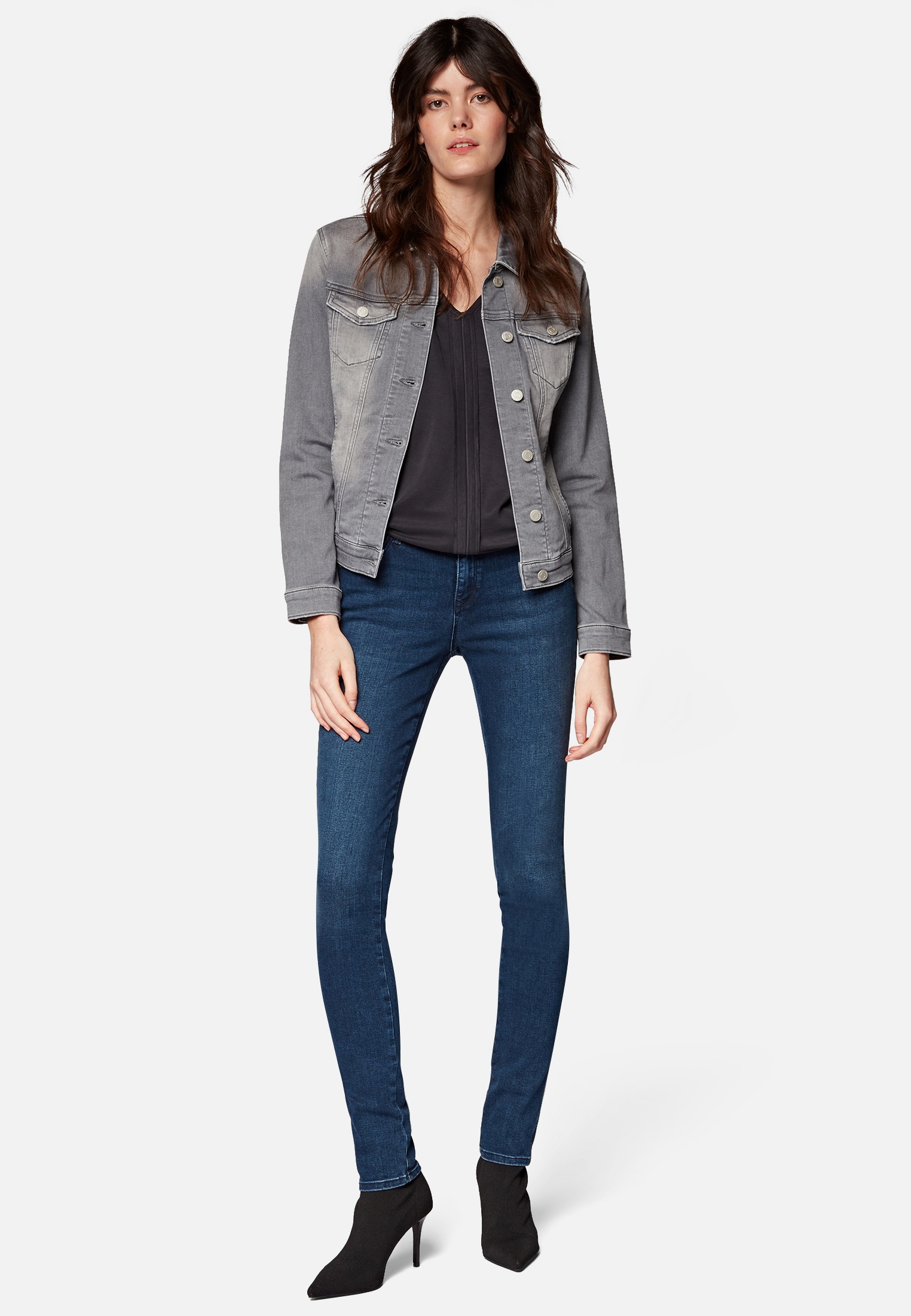 Mavi Jeansjacke »DAISY«, ohne Kapuze, Jeansjacke