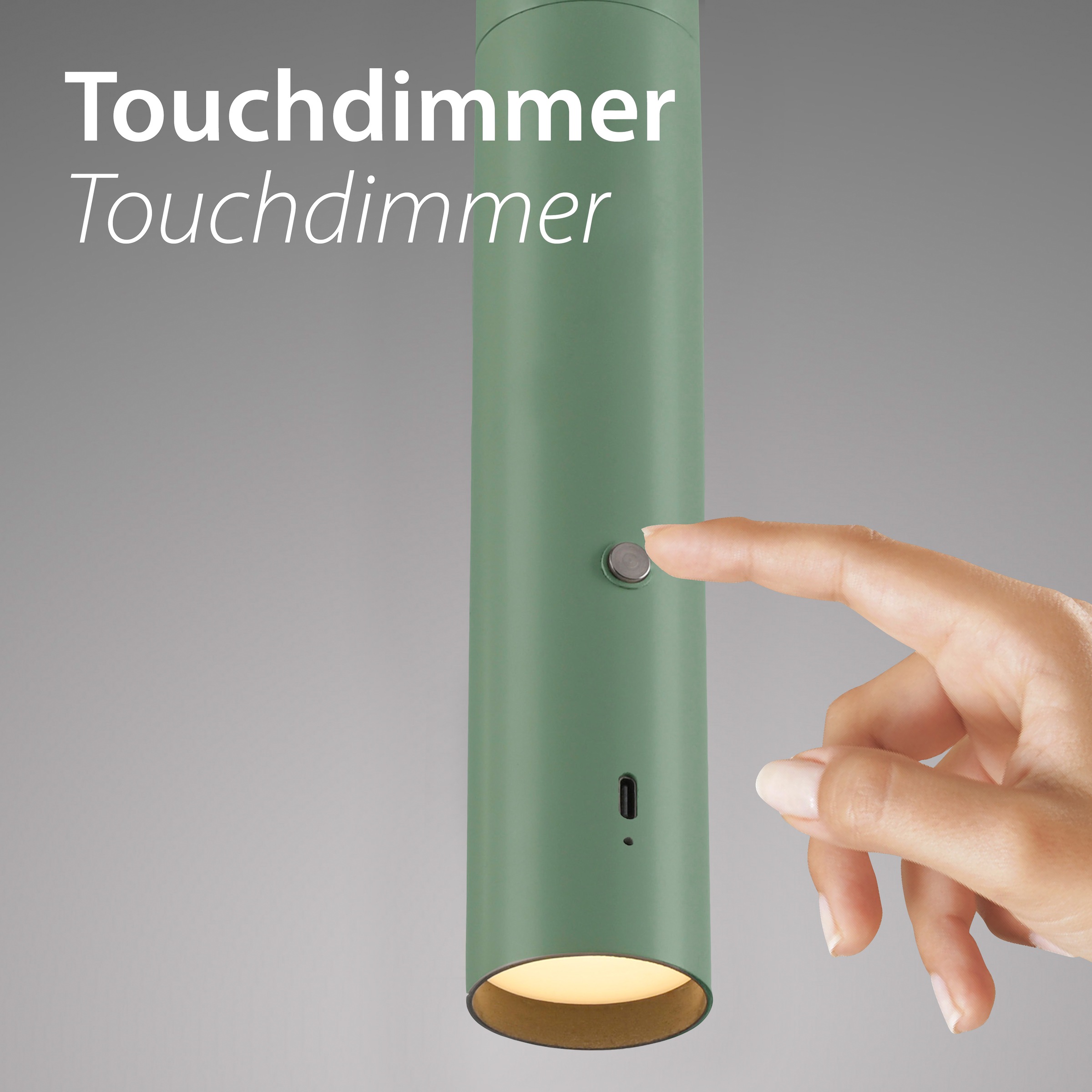 JUST LIGHT Pendelleuchte »ATTACH« LED-Modul 1 Stk. Warmweiß Akkuleuchte