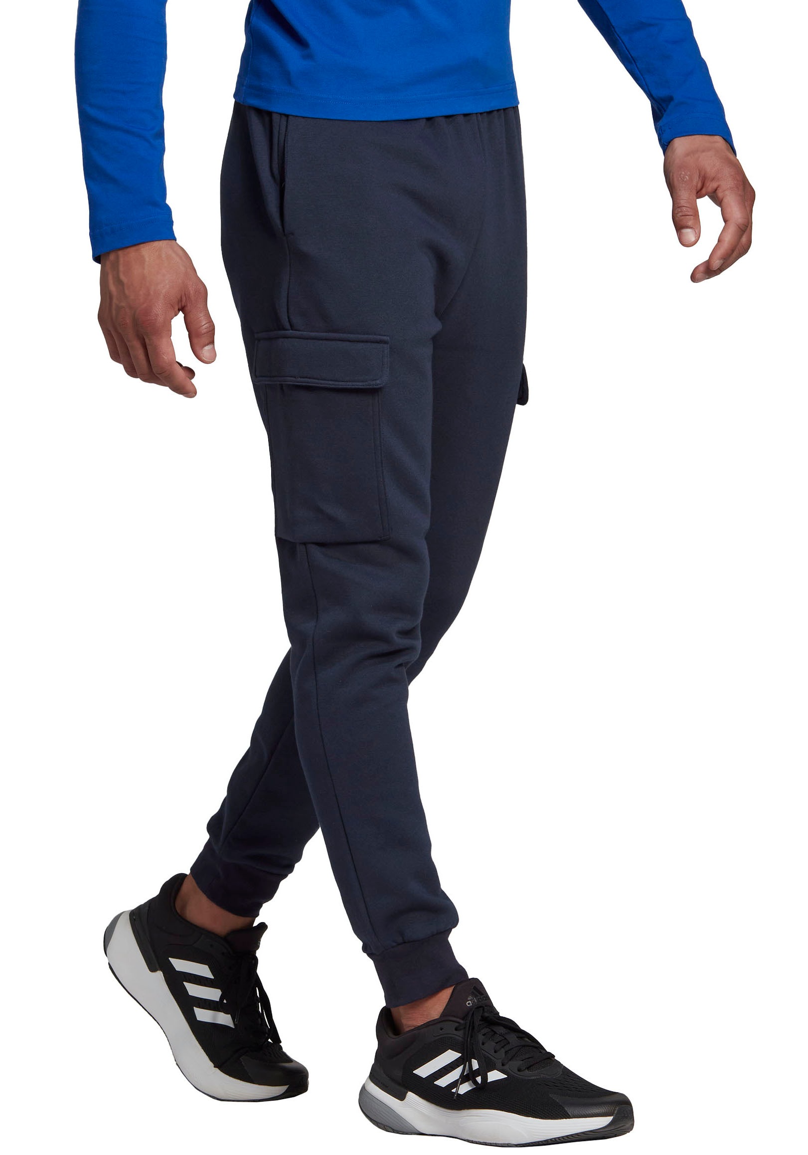 adidas Sportswear Sporthose "ESSENTIALS FLEECE REGULAR TAPERED CARGOHOSE", günstig online kaufen