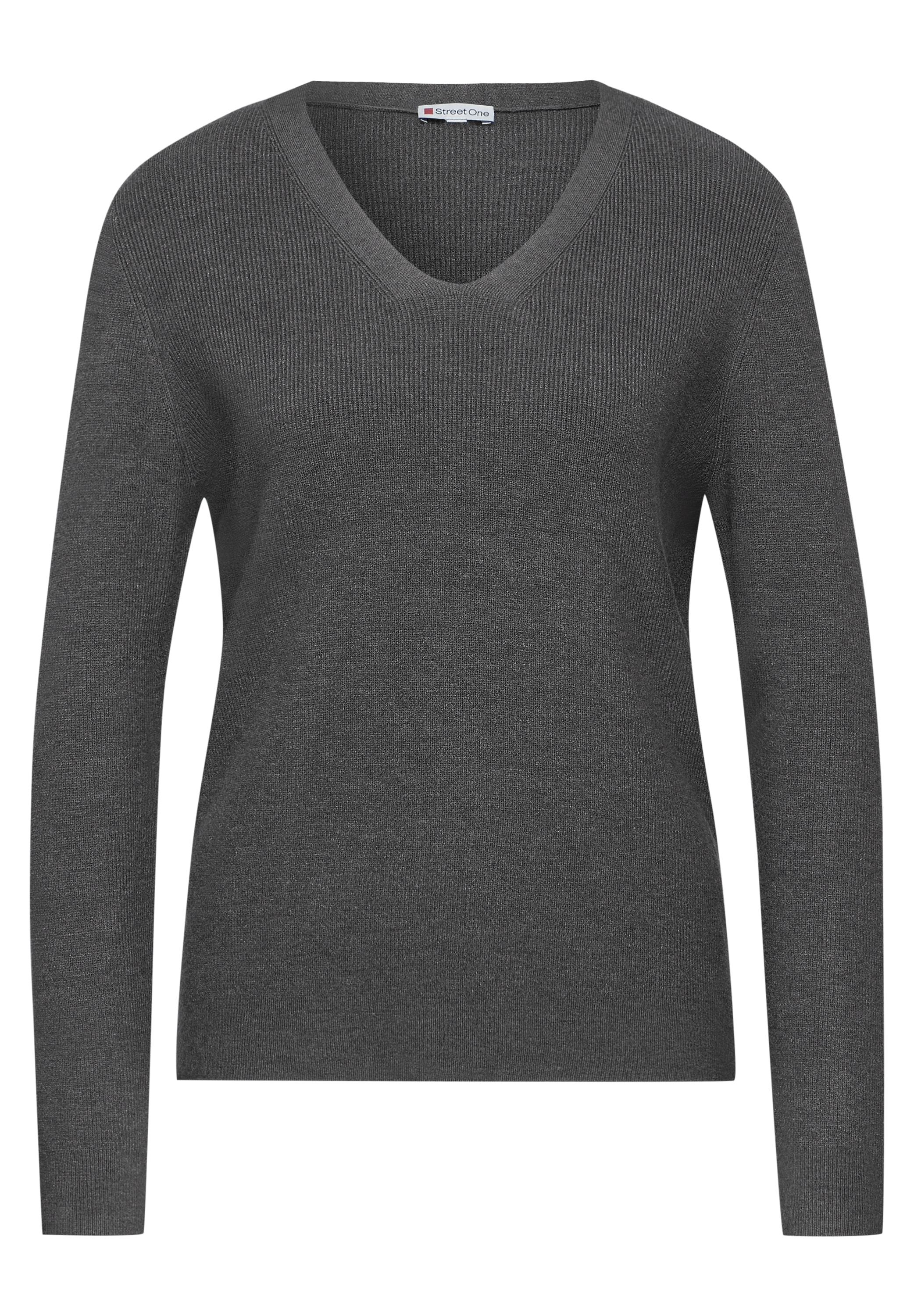 STREET ONE Strickpullover, aus Feinstrick
