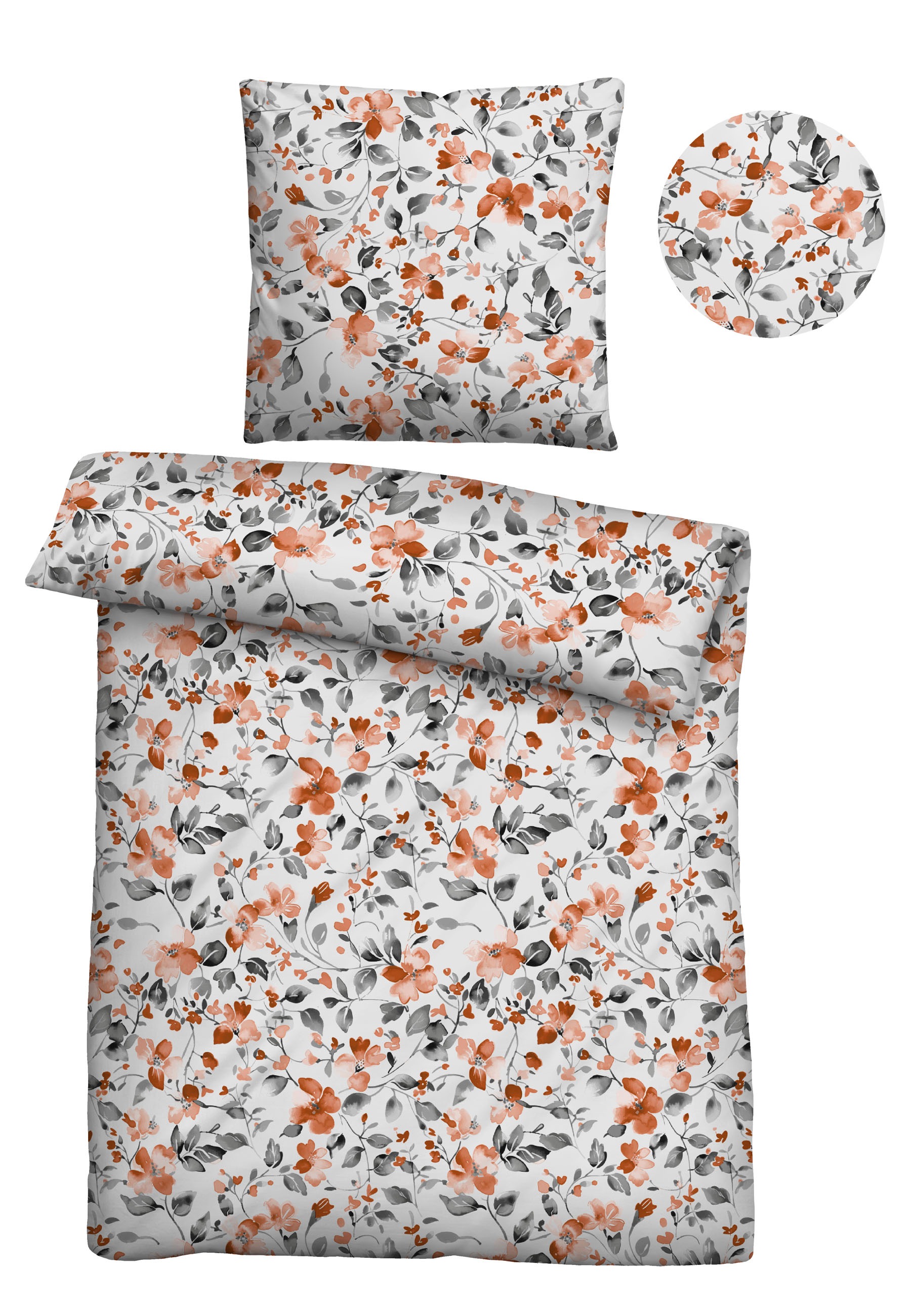 Thumbnail - Castell - Markenbettwäsche Bettwäsche "0561124" 2 Stk. tlg. feiner Glanz + weicher Griff, pflegeleicht, ganzjährig einse...