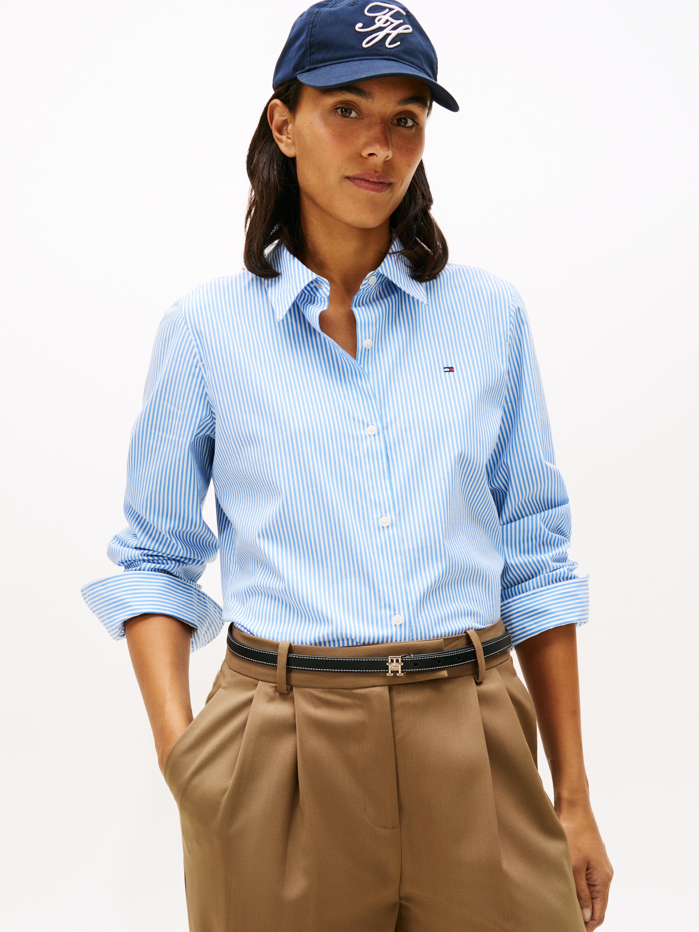 Tommy Hilfiger Shirtbluse "ESS POPLIN REGULAR SHIRT" günstig online kaufen