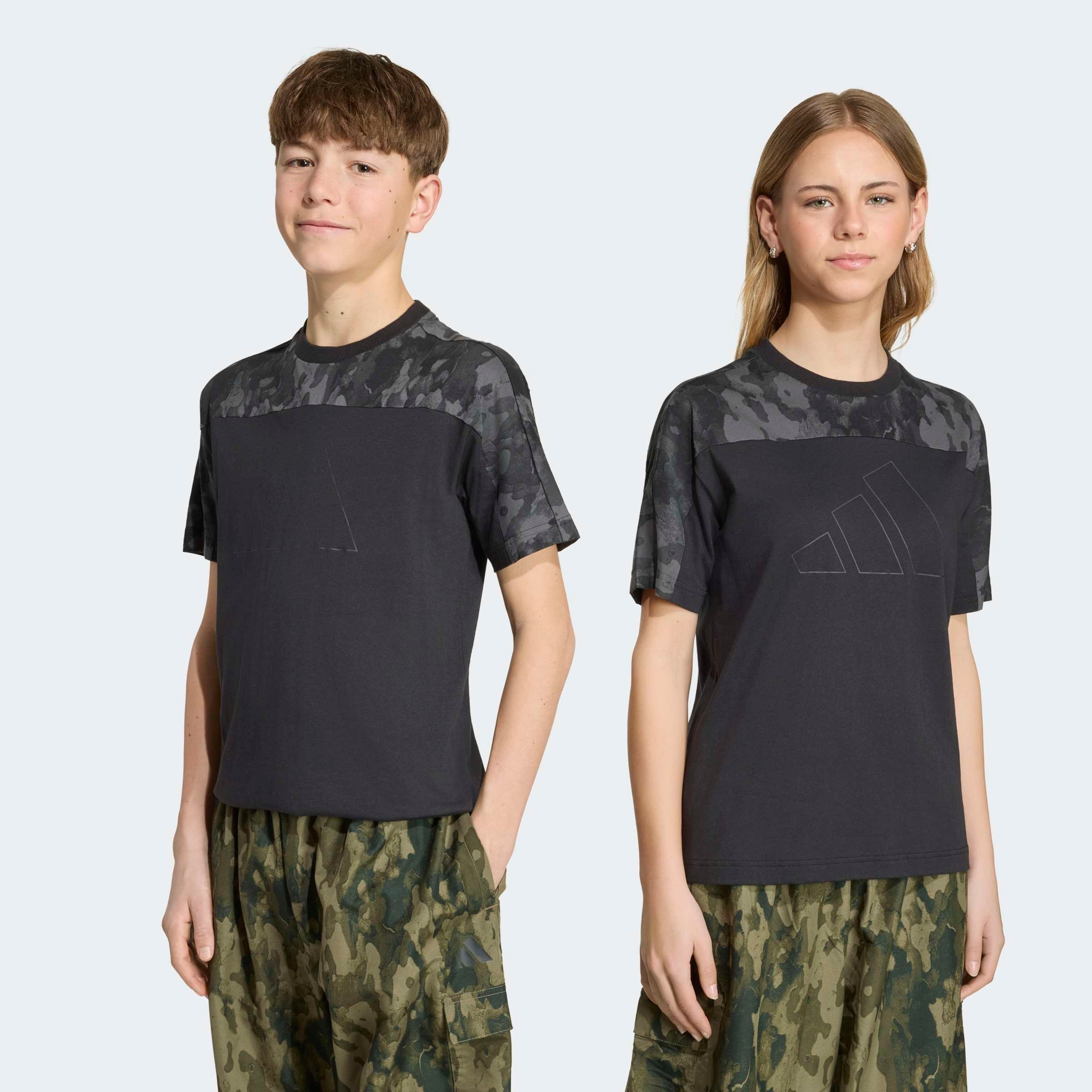 adidas Sportswear T-Shirt "SEASONAL ESSENTIALS KIDS BAUMWOLL-, CAMOUFLAGE"