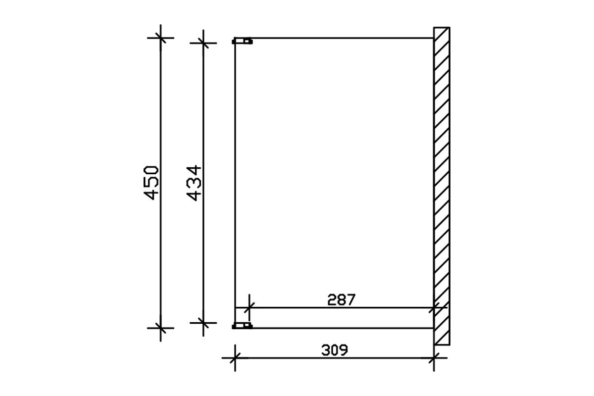 Skanholz Terrassendach »Novara«