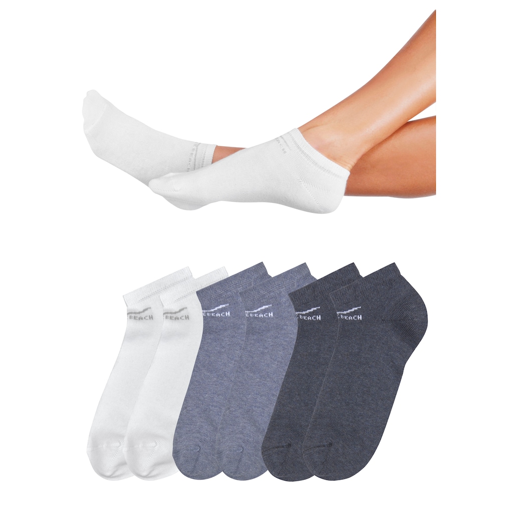 Venice Beach Sneakersocken, (Set, 6 Paar)