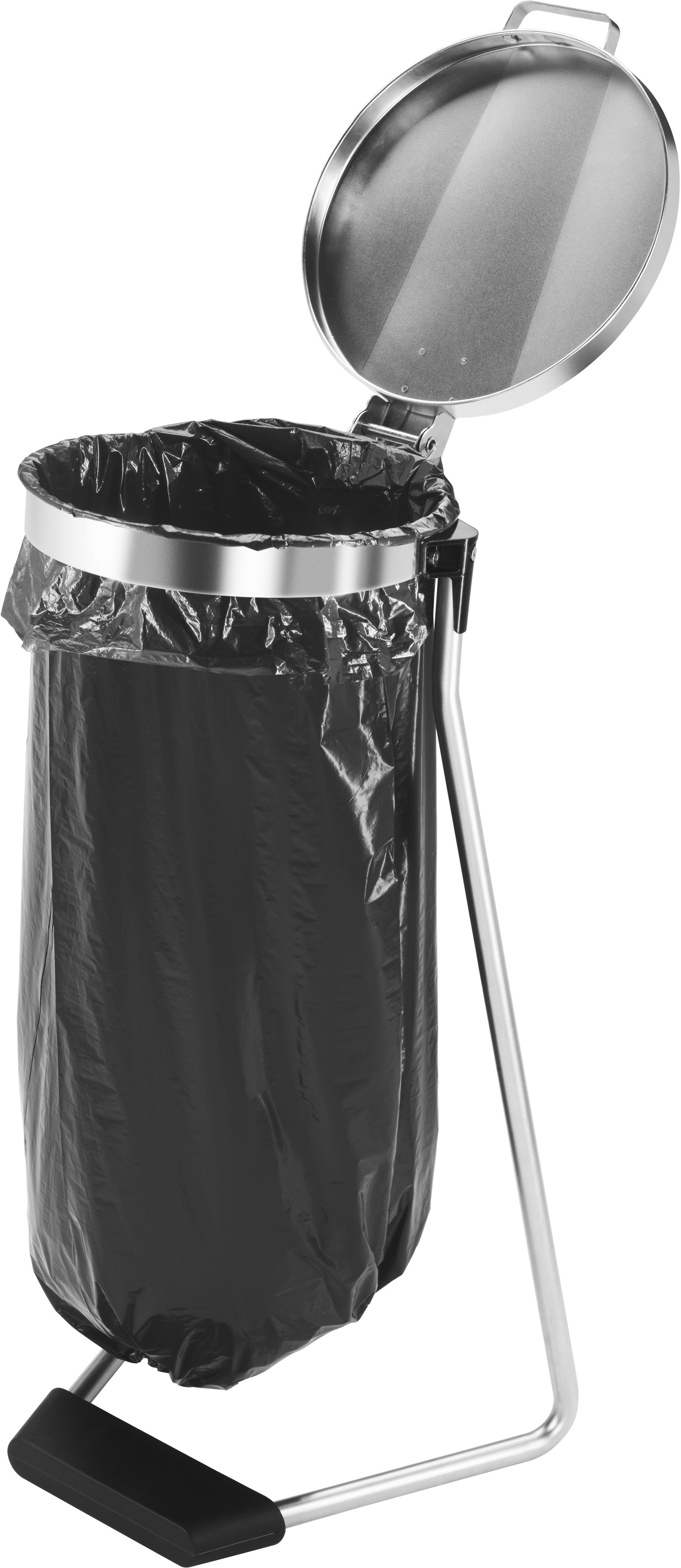 Thumbnail - Hailo Müllsackständer "ProfiLine MSS Design XXXL", 120 Liter, grau, Müllbeutelfixierung