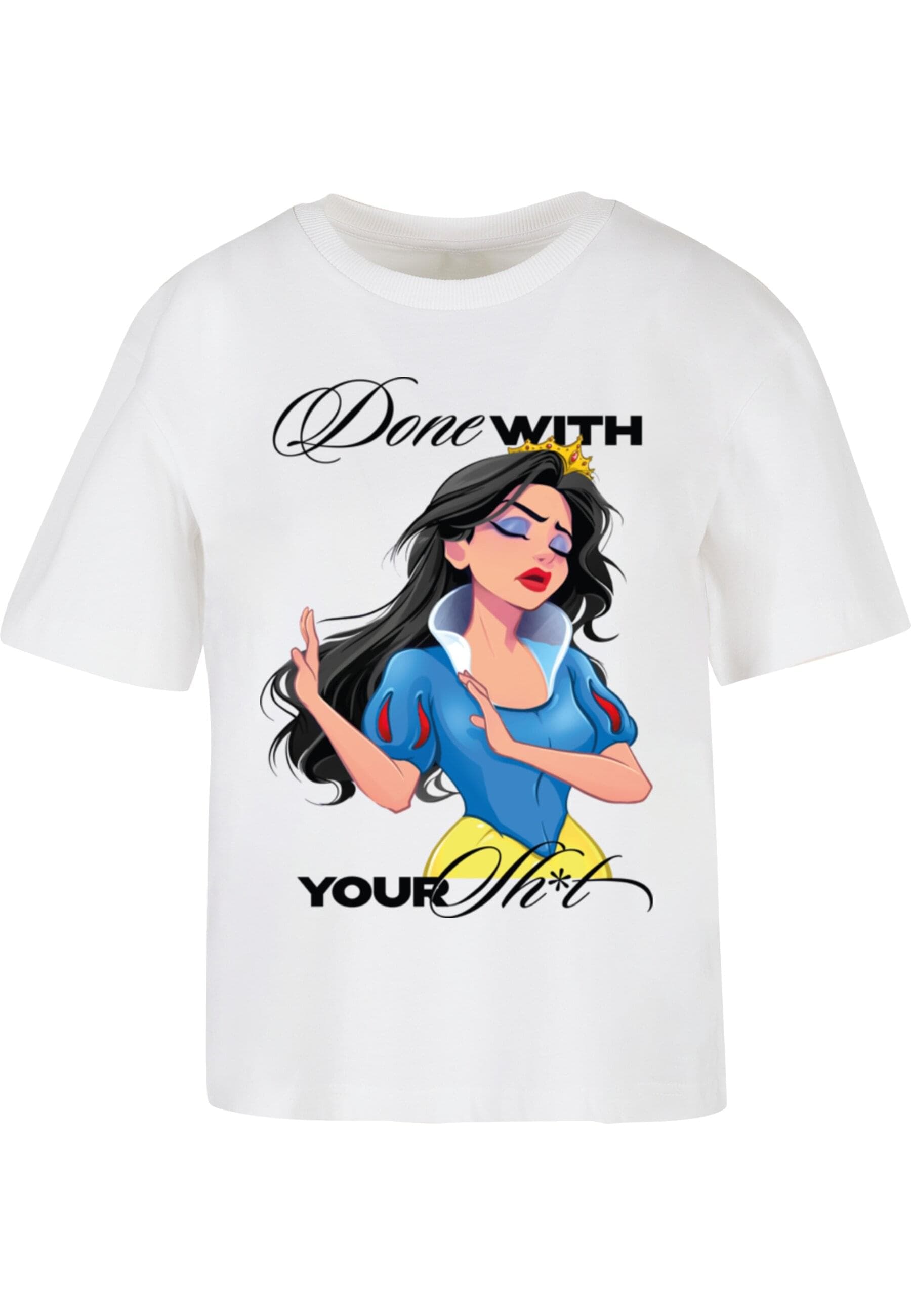 Miss Tee T-Shirt "Miss Tee Done With Your Sh*it Tee" 1 Stk. tlg. günstig online kaufen