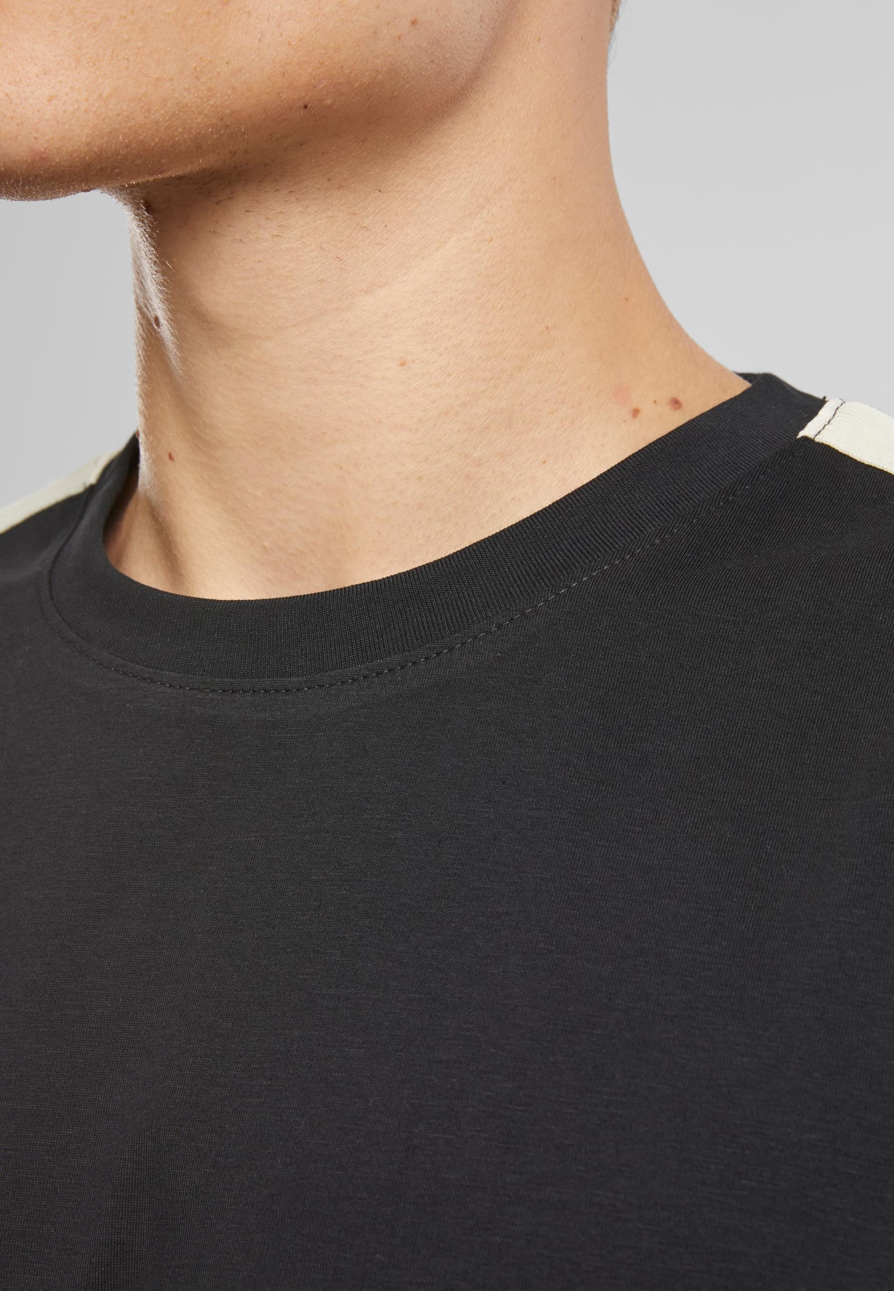 URBAN CLASSICS T-Shirt »Urban Classics Tennis Core Tee«, (1 tlg.)