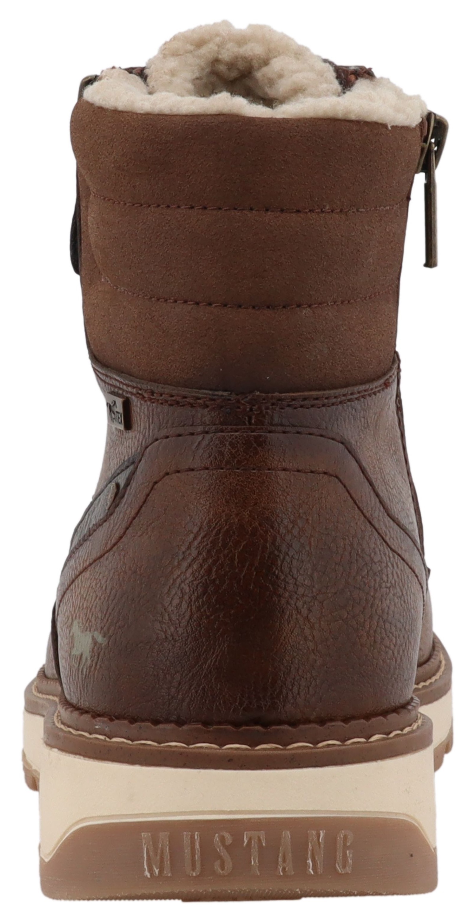 Mustang Shoes Winterstiefelette "Elio" Schnürstiefel, Winterstiefel mit War günstig online kaufen