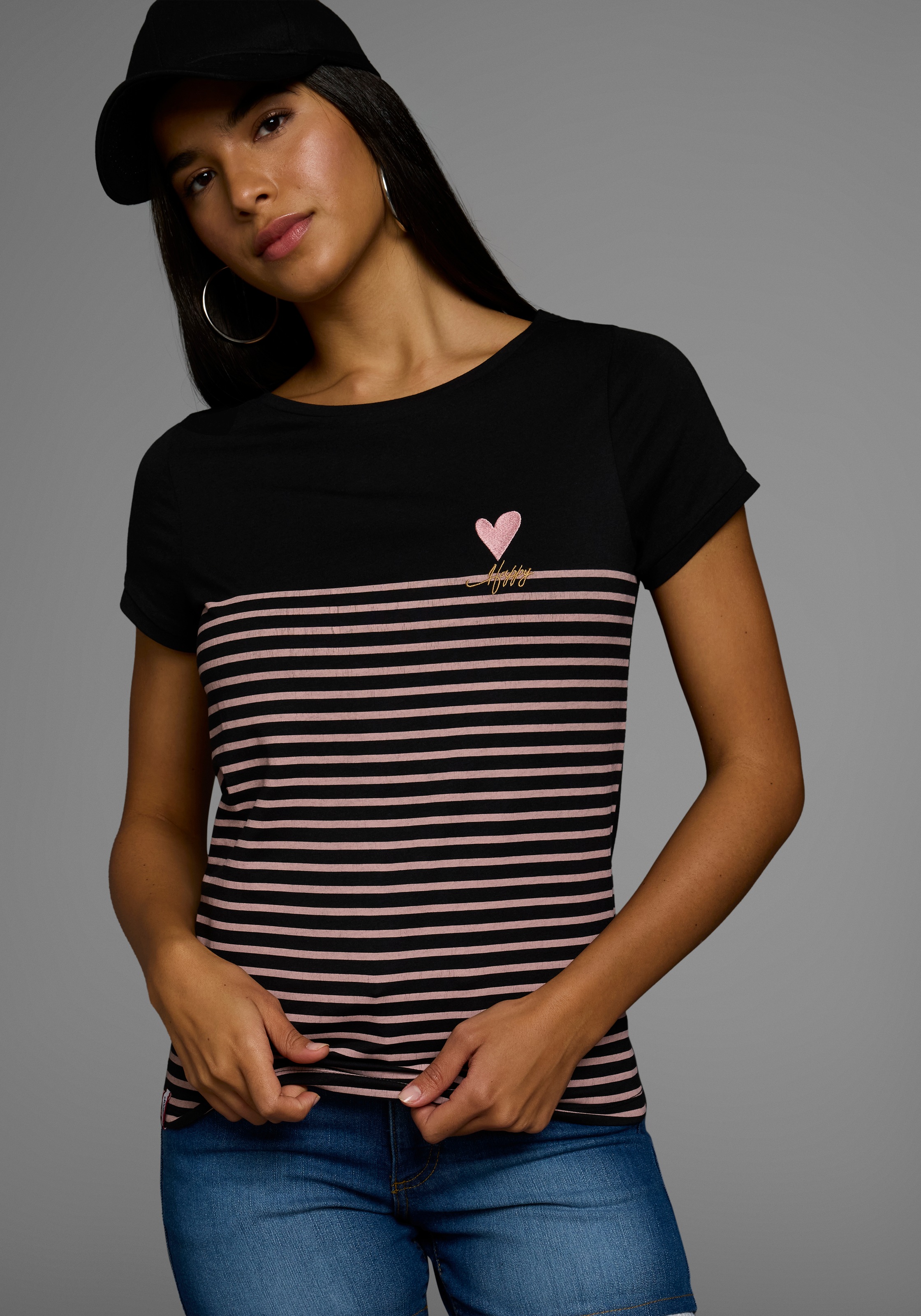 KangaROOS T-Shirt Packung, 2er-Pack, 2 Stk. tlg. aus weicher Baumwollware günstig online kaufen