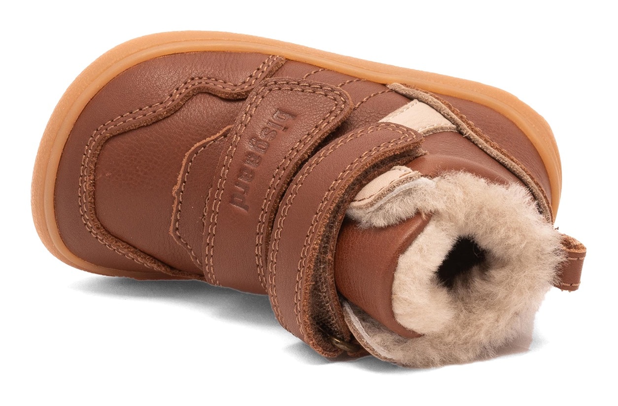 Bisgaard Barfußschuh »barefoot becky lamb«, Winterboots mit Lammfell, Größenschablone zum Download