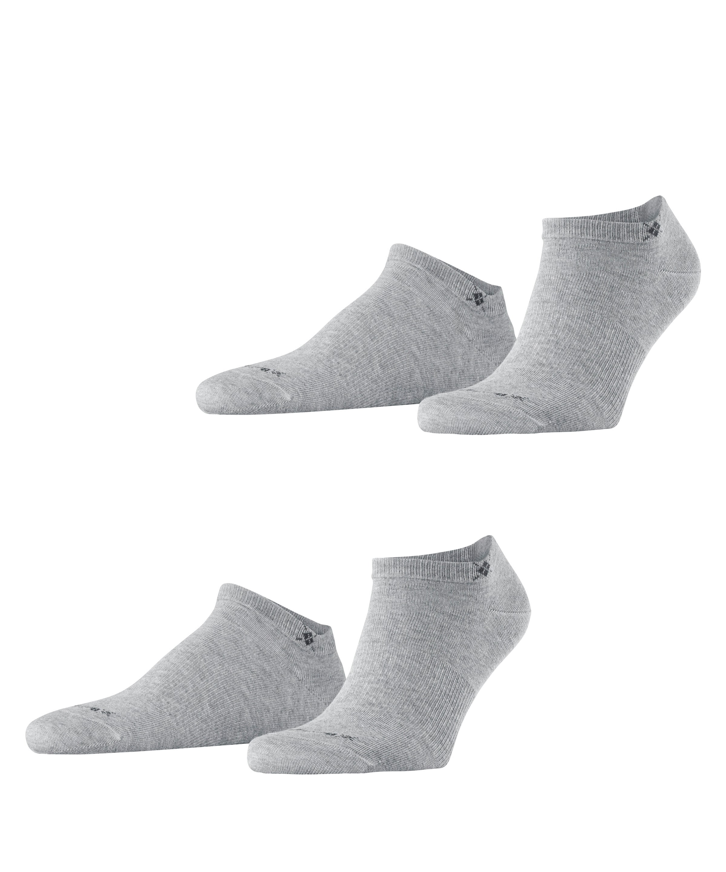 Burlington Sneakersocken »Everyday« 2 Paar,  unifarben, Einheitsgröße 40-46, eingestricktes Burlington-Logo