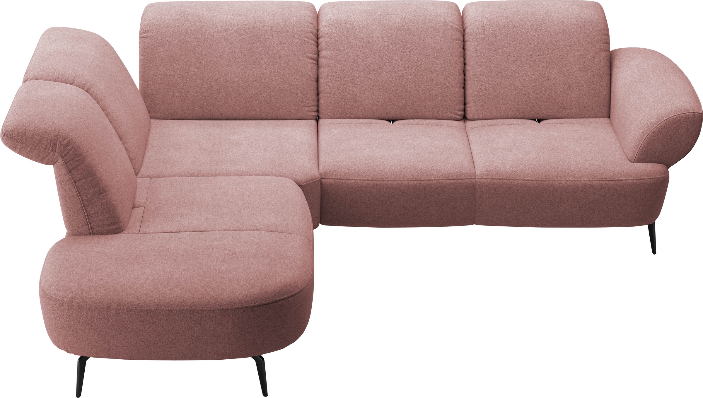 sit&more Ecksofa »Dance«, inkl.System Click&Seat und Sitztiefenverstellung