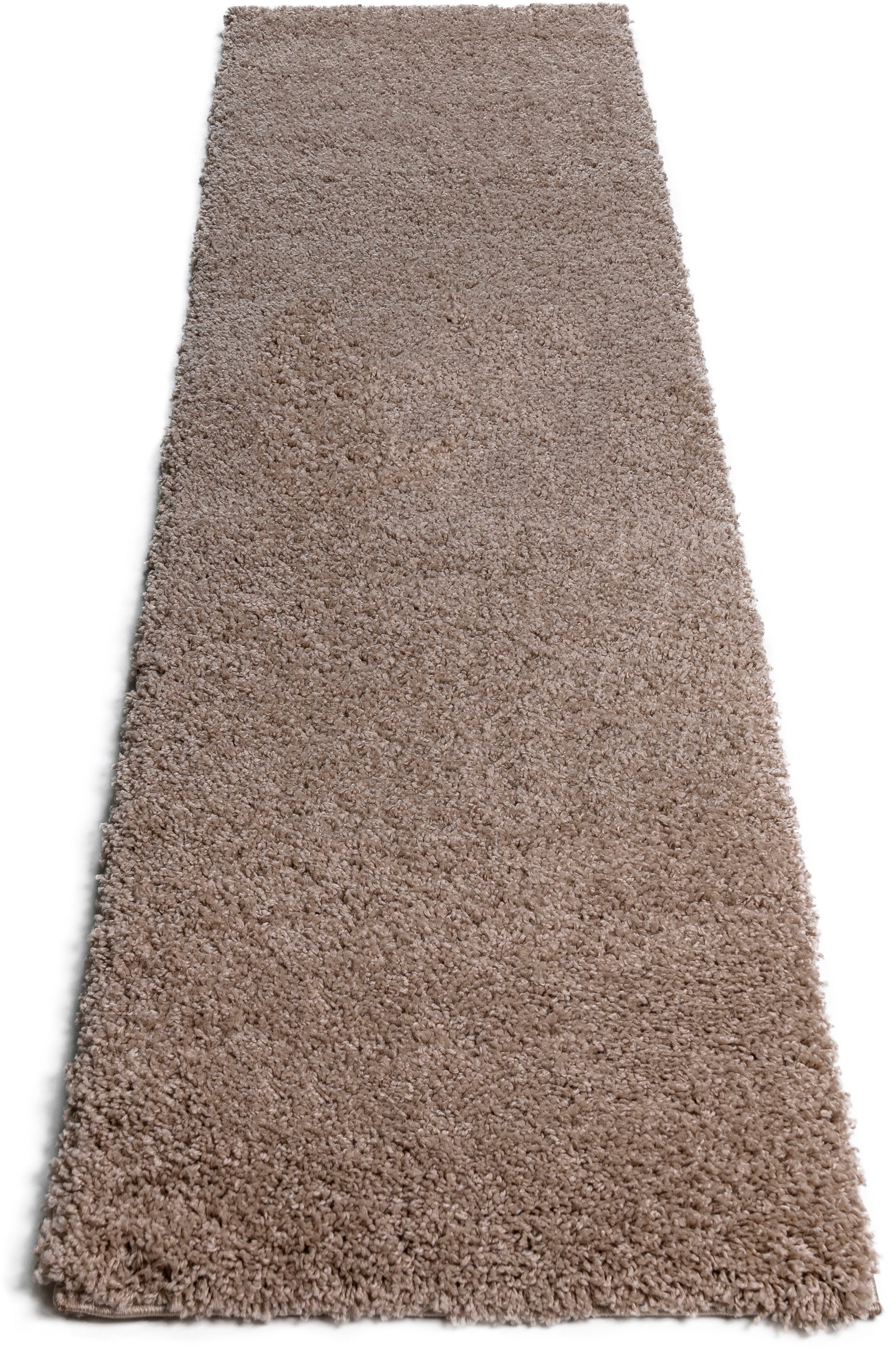 Hochflor-Teppich OTTO HOME "Viva Shaggy, in Standard- und Premium-Qualität, 30 mm oder 45 mm Höhe" Gr. 18, beige, B:80cm H:30mm L:300cm, Kunstfaser, Teppiche, Uni Farben, einfarbig, besonders weich und kuschelig, Kundenliebling 3