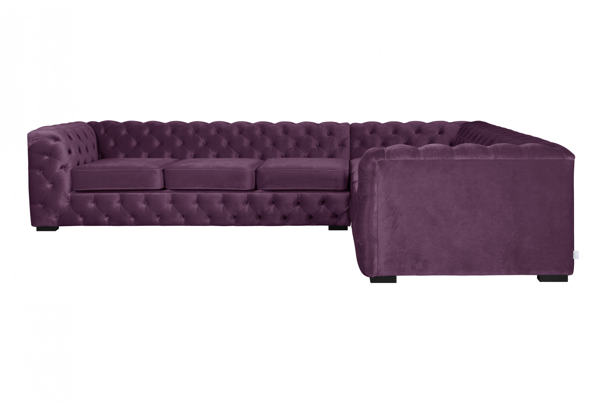 Home affaire Chesterfield-Sofa "KALINA L-Form" hochwertig Chesterfield-Ausf günstig online kaufen