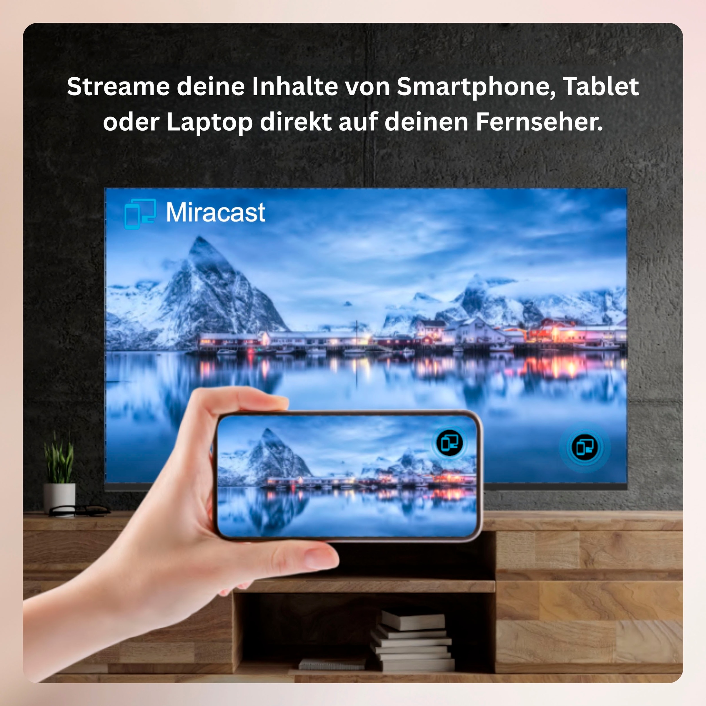 Smart Tech QLED-Fernseher »50QV02K« 126 cm/50 ″ Smart-TV