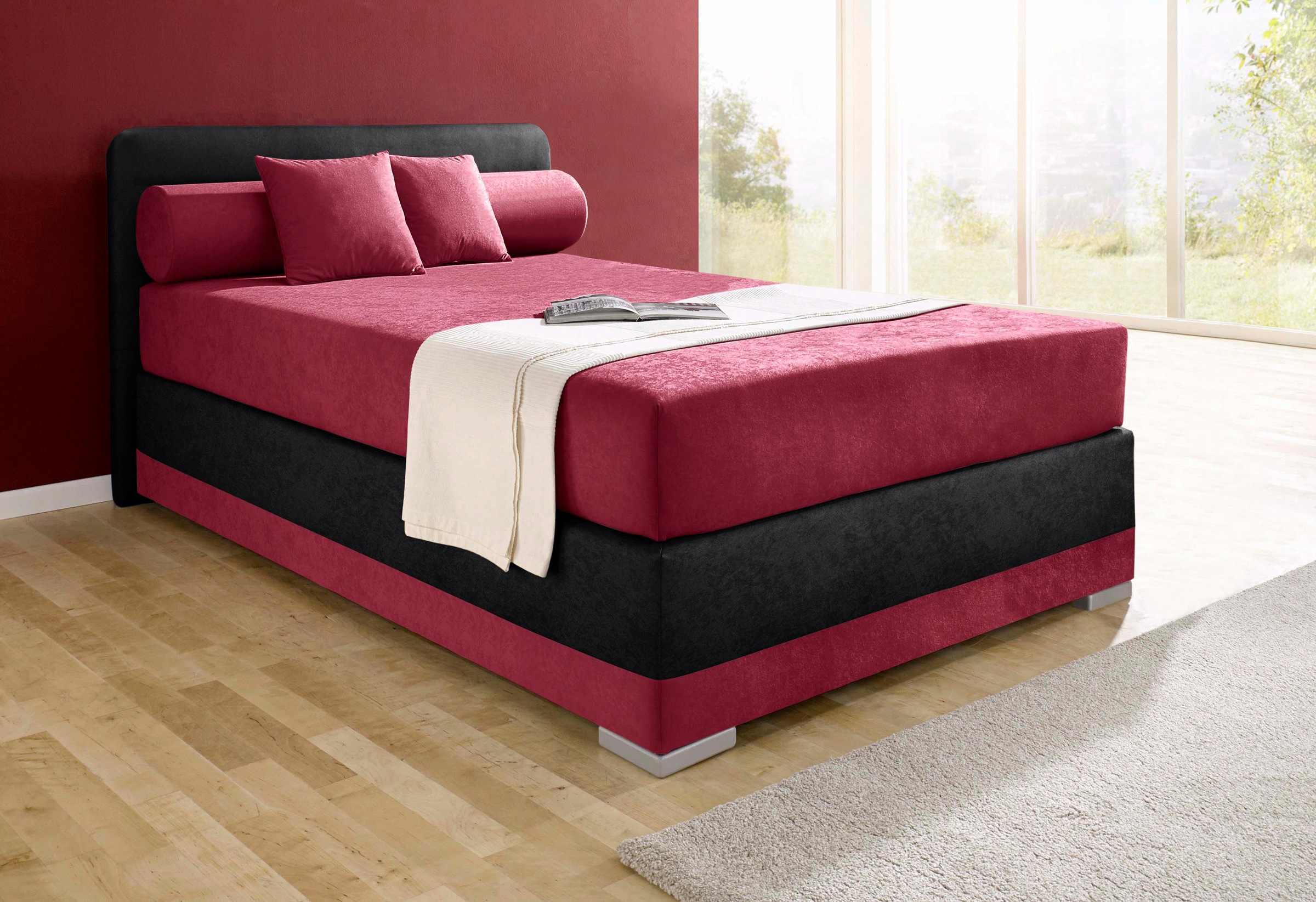 Maintal Boxspringbett »Lago«, in 3 verschiedenen Matratzenarten, H2 oder H3