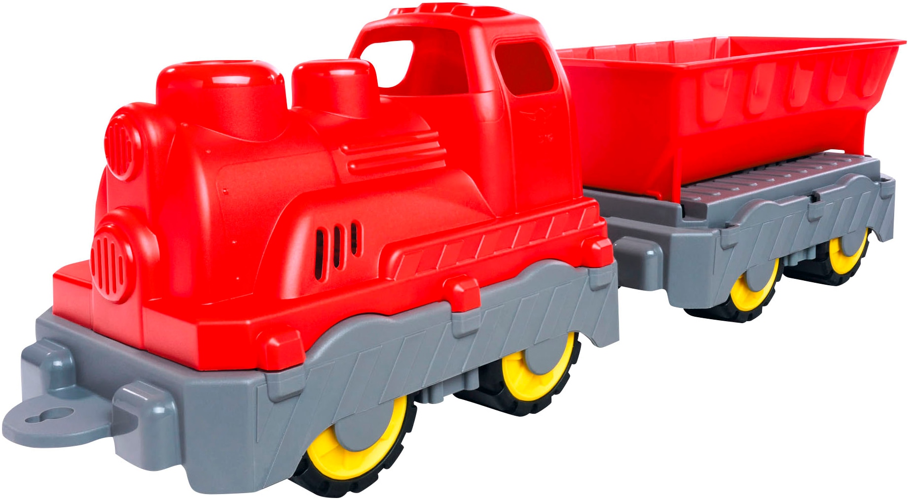 BIG Spielzeug-Lokomotive »BIG Power Worker Mini Zug mit Wagon«, Made in Germany