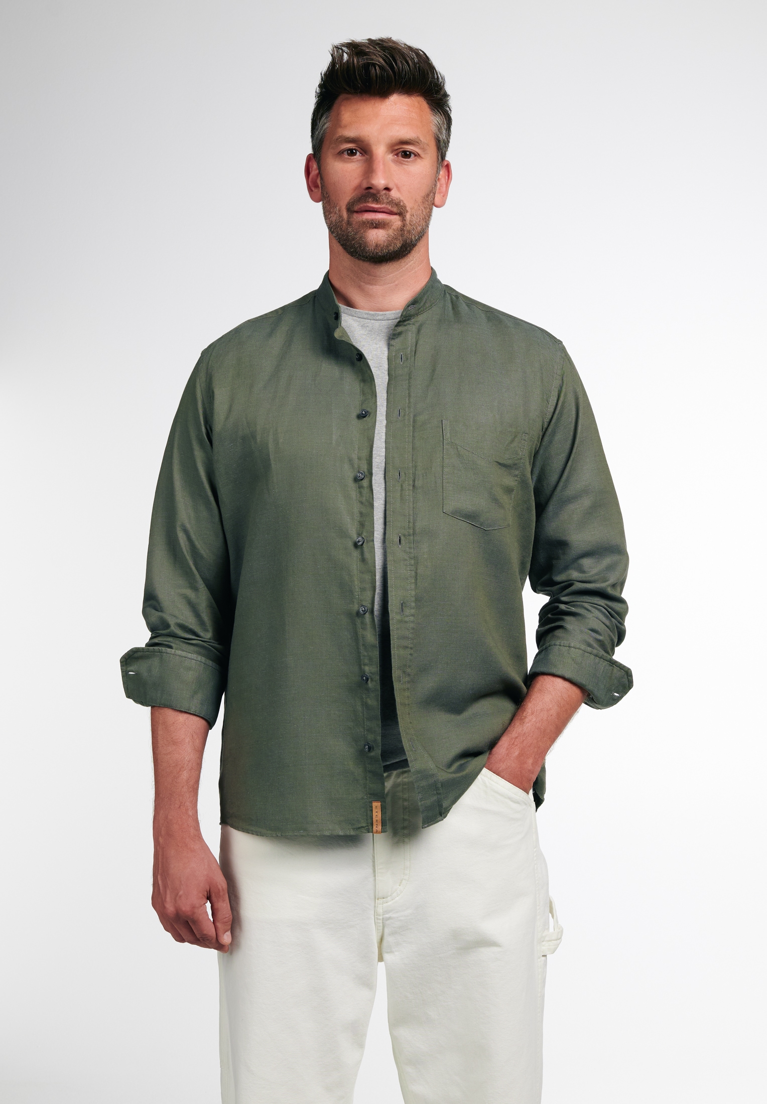 Eterna Langarmhemd "MODERN FIT" EASY IRON (bügelleicht) günstig online kaufen