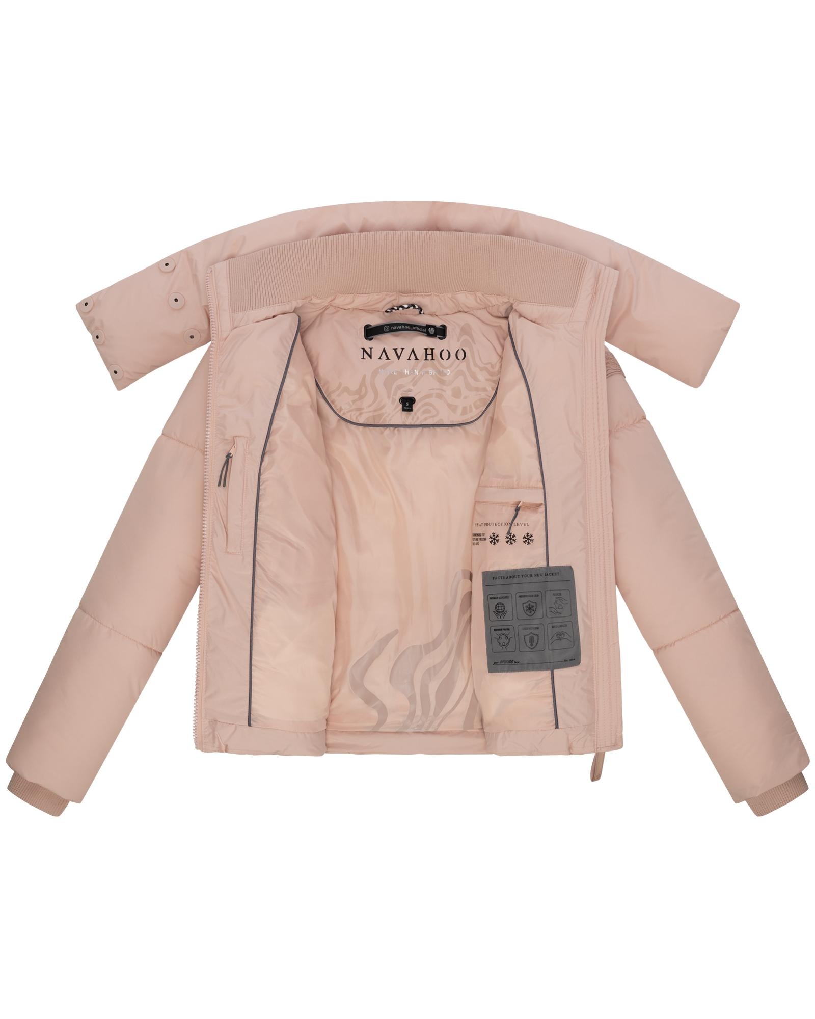 Navahoo Outdoorjacke »Traumelfe 14«, ohne Kapuze, Winter Steppjacke mit hohem Kragen