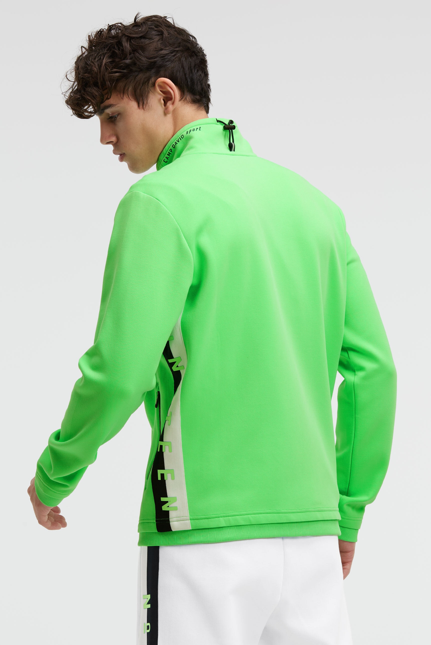 CAMP DAVID Sweatjacke mit Reißverschlusstaschen