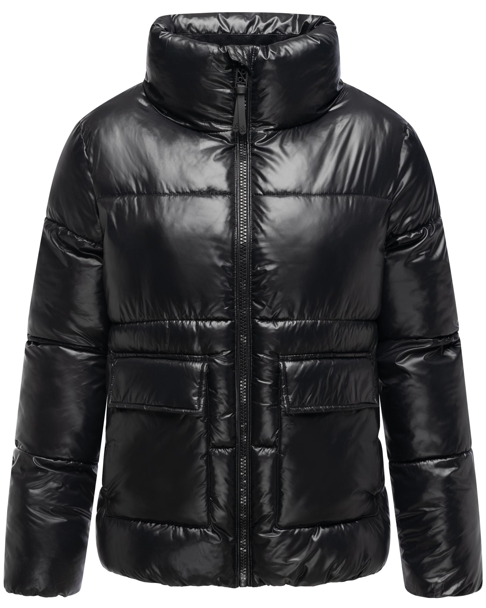 NAVAHOO Damen Kurzjacke "Eispracht 14"schwarz, Gr. XXL, Obermaterial: 100% Polyester, Innenfutter: 100% Polyester, Wattierung: 100% Polyester,