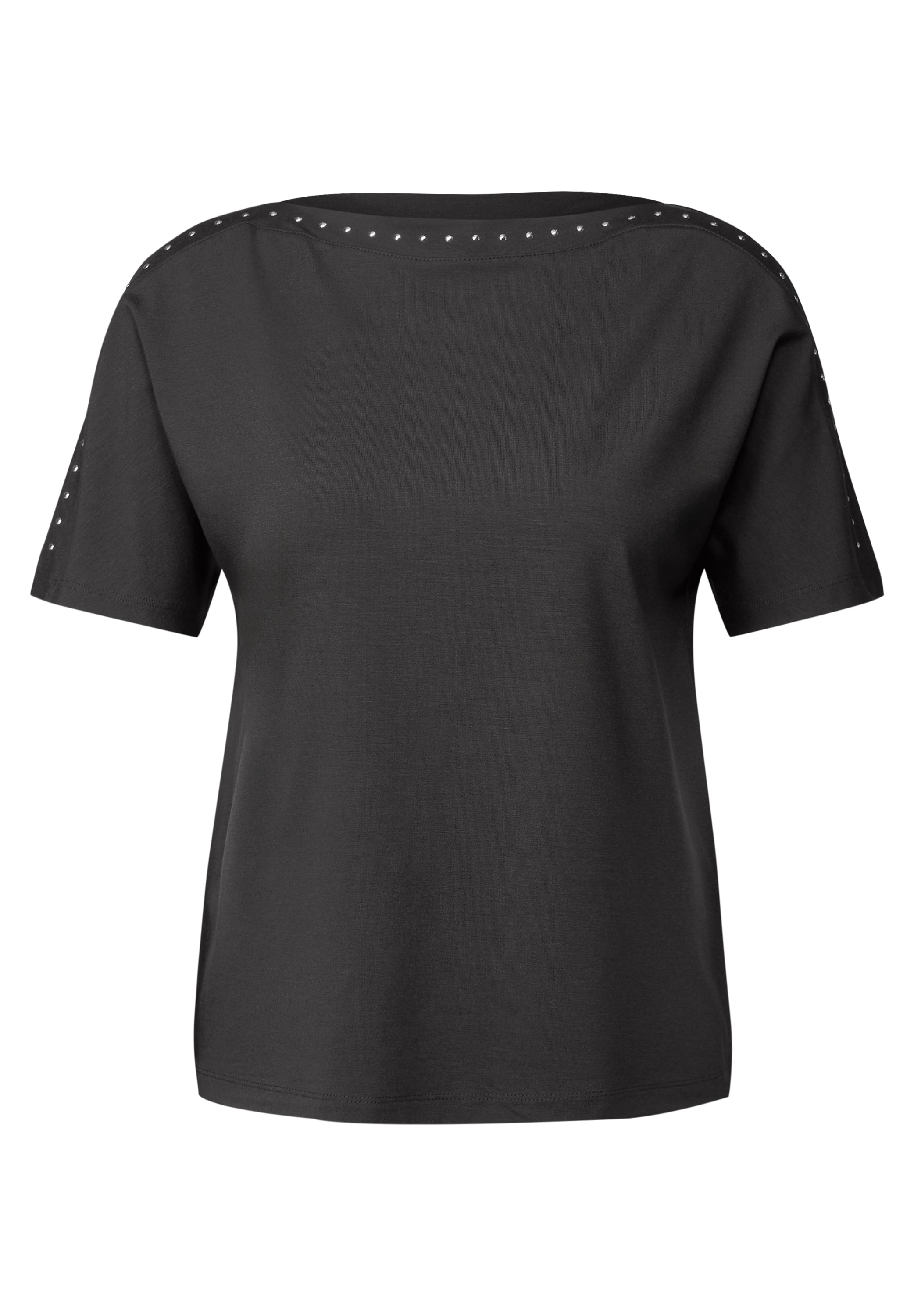 STREET ONE T-Shirt, mit U-Boot-Ausschnitt