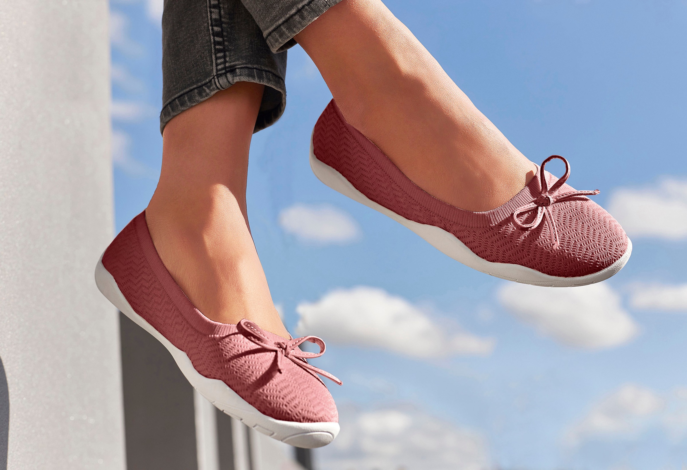 LASCANA Sneaker Ballerinas, Slipper, Halbschuh, ultraleicht zum Reinschlüpf günstig online kaufen