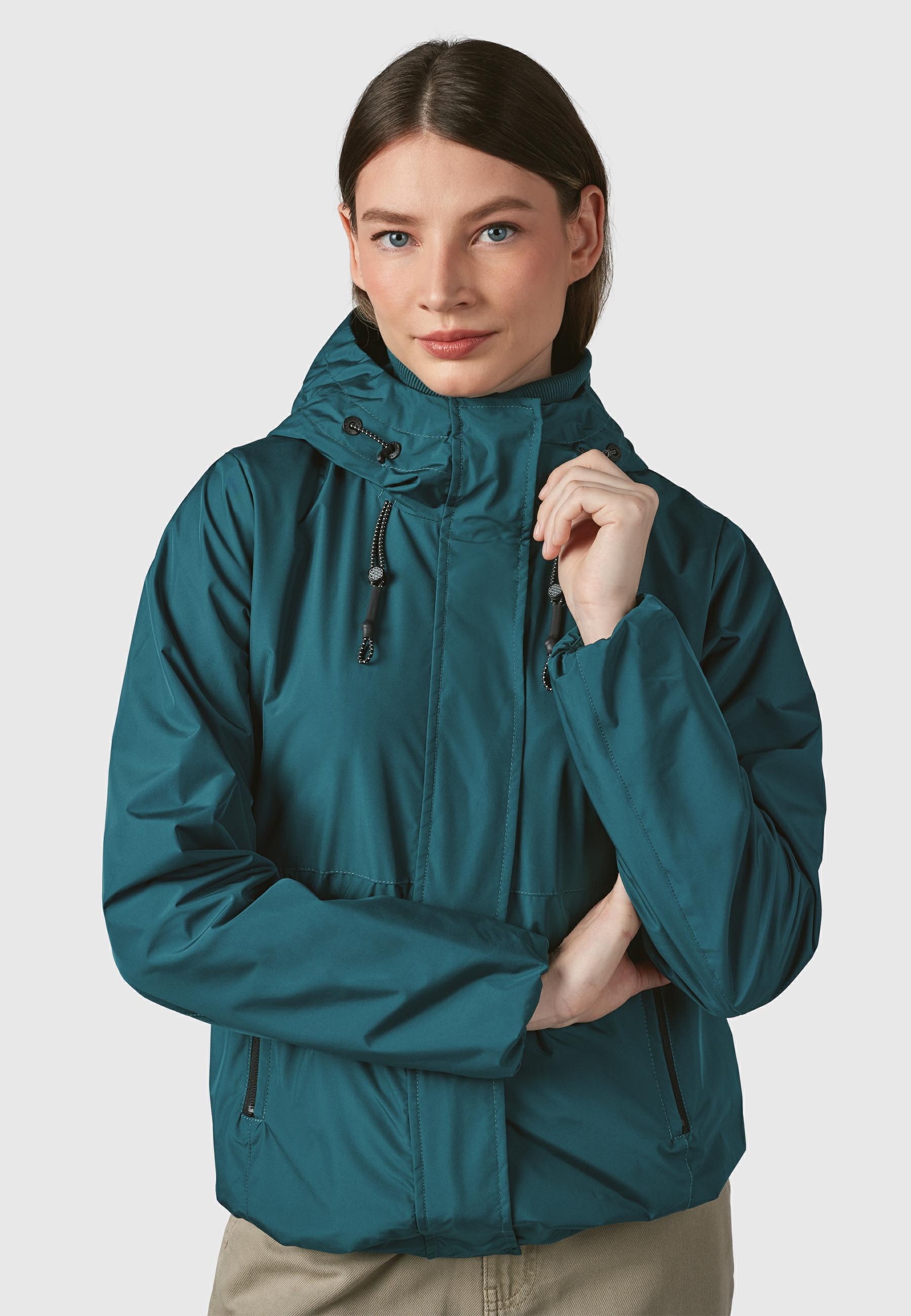 Ragwear Outdoorjacke »Sunniva Light«, mit Kapuze, Wasserdichte und atmungsaktive Damen Übergangsjacke