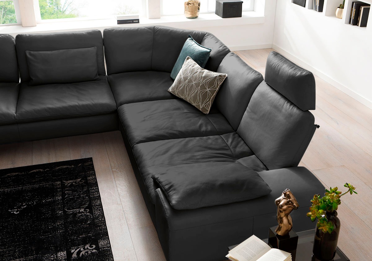 W.SCHILLIG Ecksofa "valentinoo, Designsofa, elegant und bequem, L-Form", (S günstig online kaufen