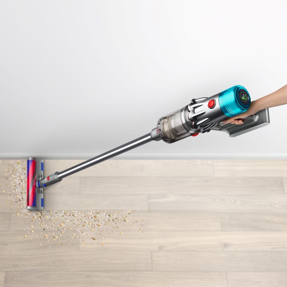 DYSON Akku-Hand-und Stielstaubsauger »V12™ Origin« Anti-Kratz Bürste, kein Saugkraftverlust, LCD-Display