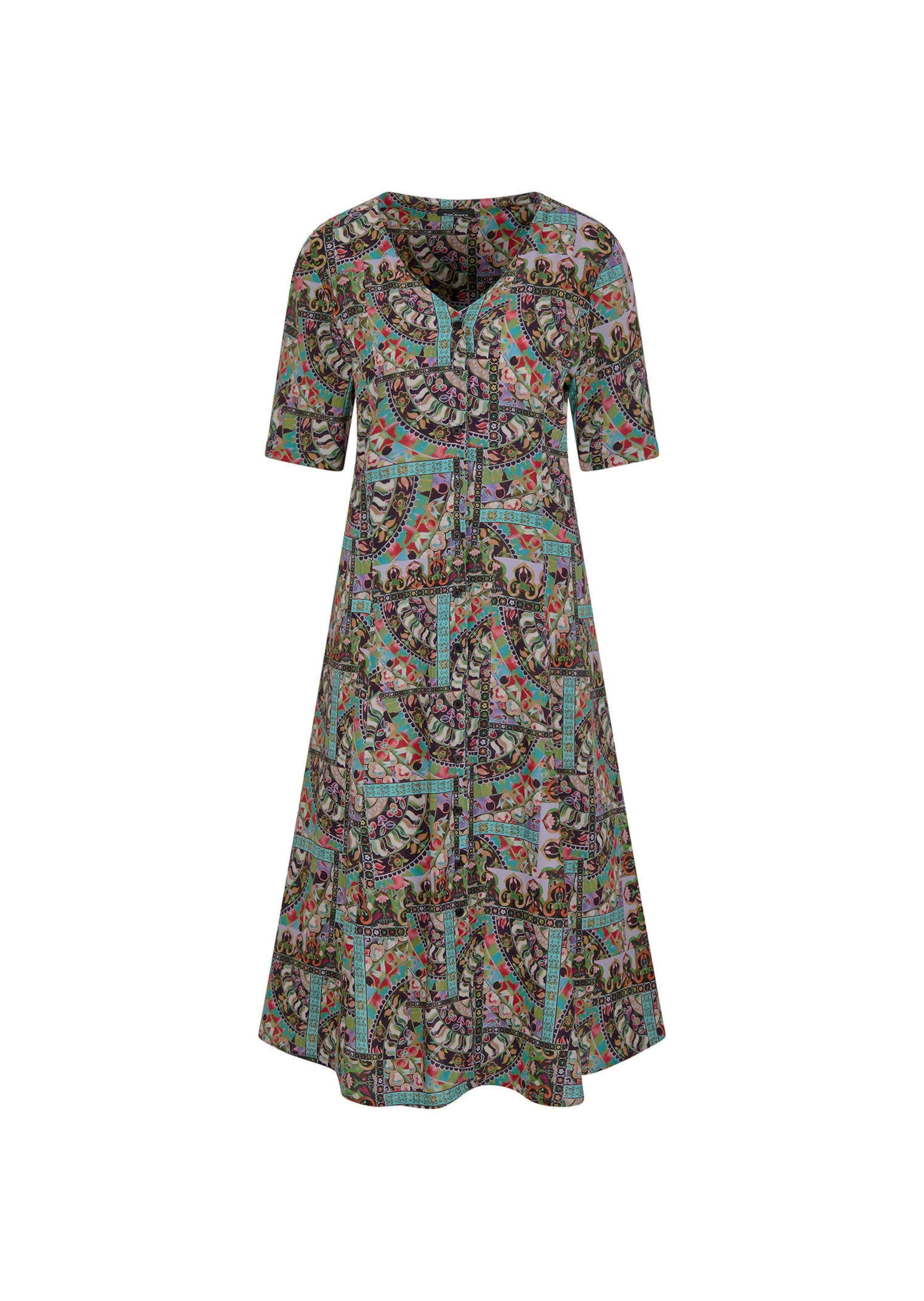 GOLDNER Sommerkleid "Farbenfrohes Kleid aus reiner Viskose" günstig online kaufen