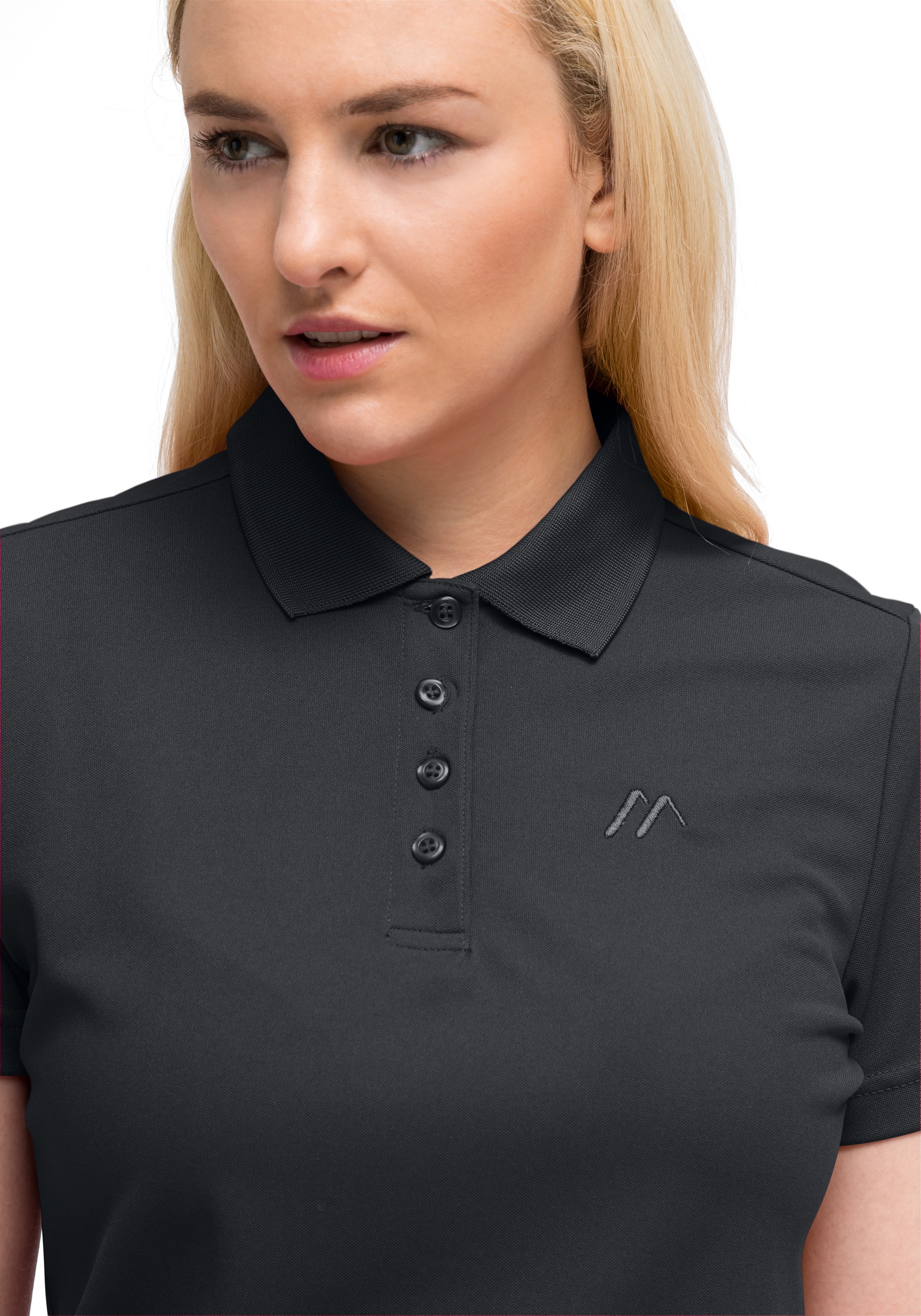 Thumbnail - Maier Sports Funktionsshirt "Ulrike", Damen Polo, pique Poloshirt, schnelltrocknendes Outdoor-Shirt