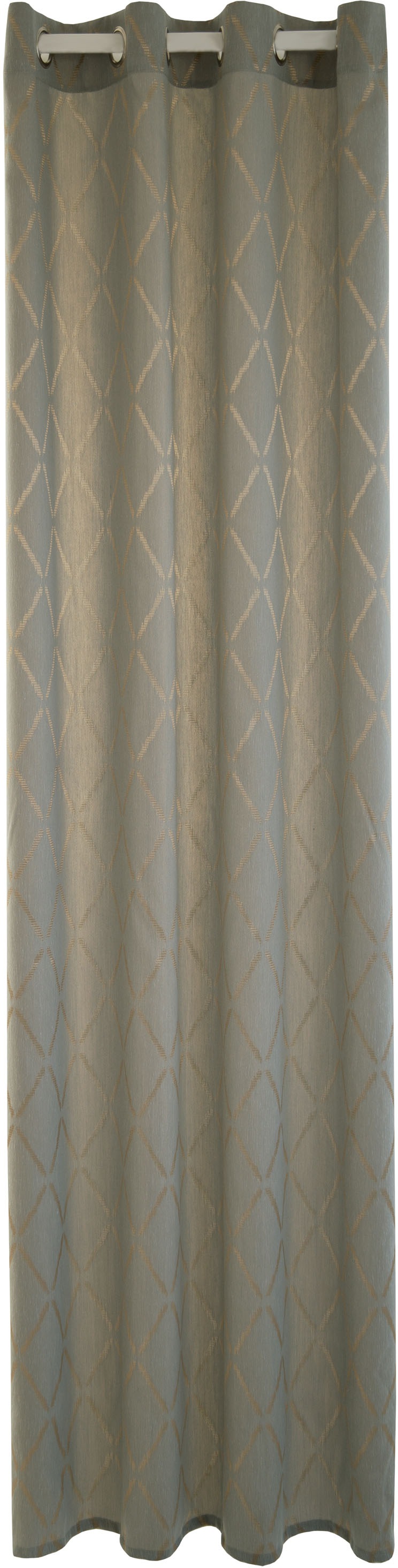 HOMING Gardine "Deron" Ösen 1 Stk. tlg. blickdicht, Rauten, edles Muster, W günstig online kaufen
