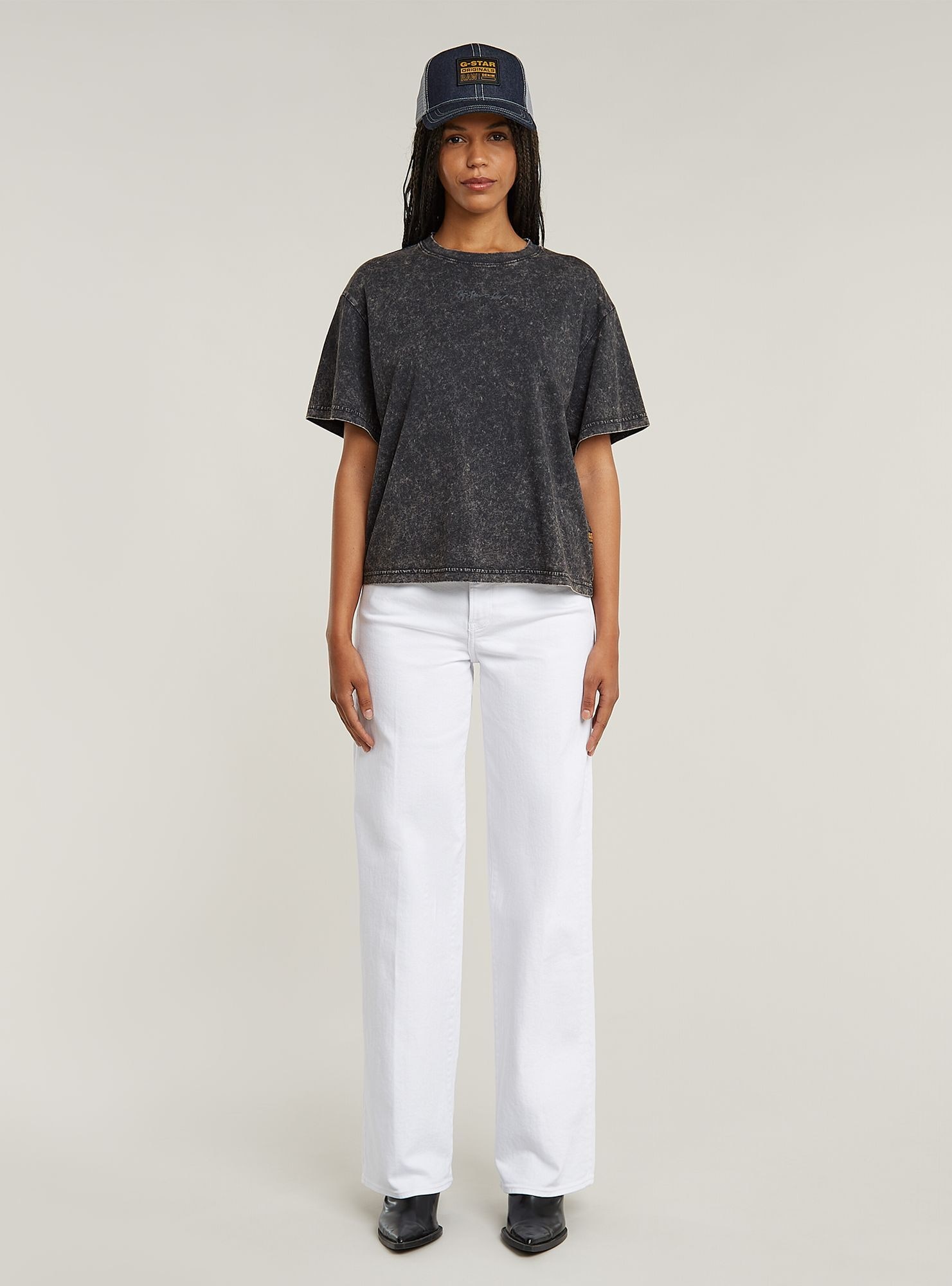G-STAR T-Shirt »Washed G-Script T-Shirt«