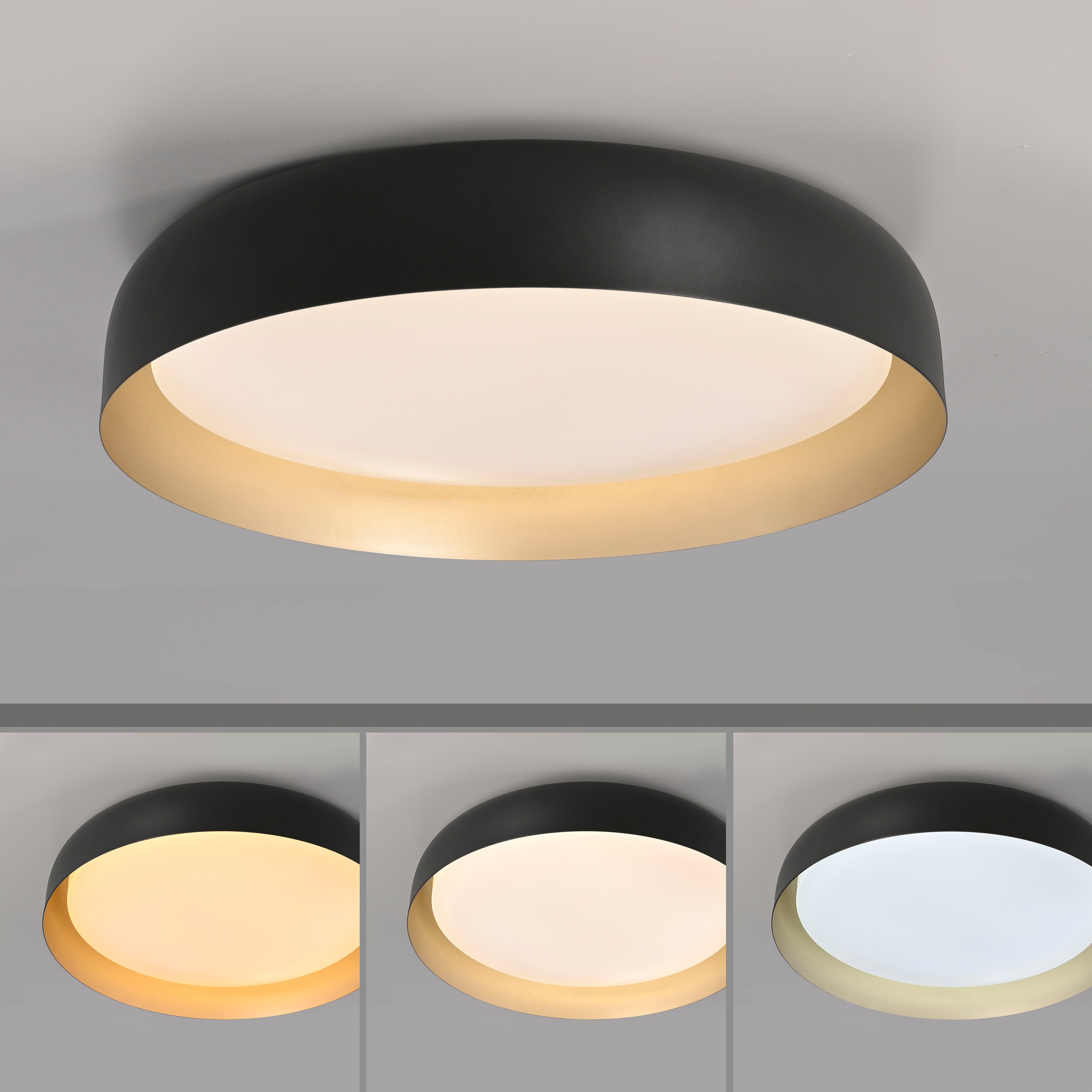 JUST LIGHT Deckenleuchte »OSKO«, 1 flammig, Leuchtmittel LED-Board | LED fest integriert, LED, Fernbedienung, Funk inkl.