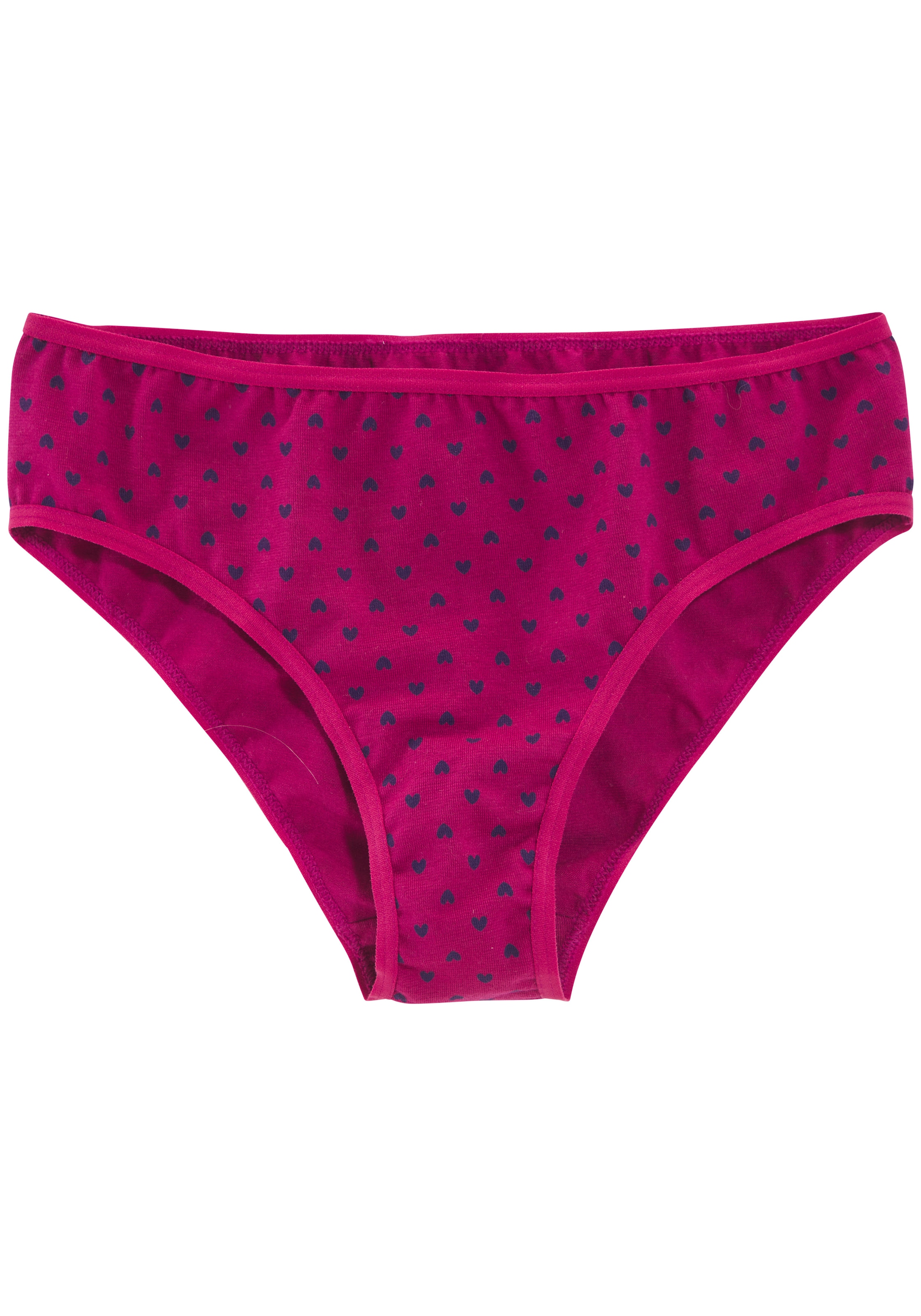 petite fleur Bikinislip Packung, 8 Stk. mit Sternen-Print und unifarben