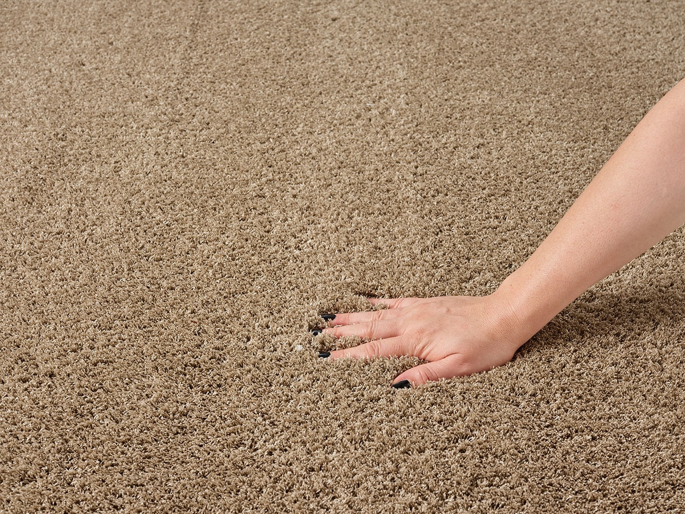 OTTO home Hochflor-Teppich »Lilari«, rechteckig, 30 mm Höhe, Uni Farben, besonders weich und kuschelig, Wohnzimmer, Schlafzimmer