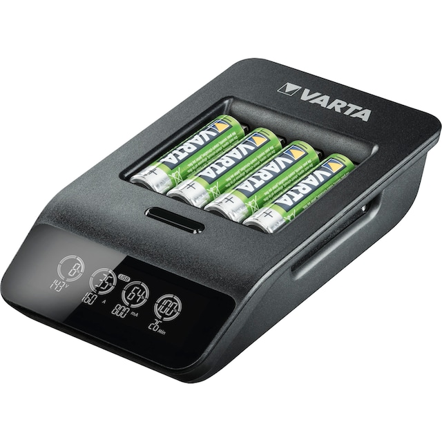 VARTA Powerstation »VARTA LCD Smart Charger+ für 4 AA/AAA-Akkus und  USB-Geräte«, Micro online kaufen | BAUR