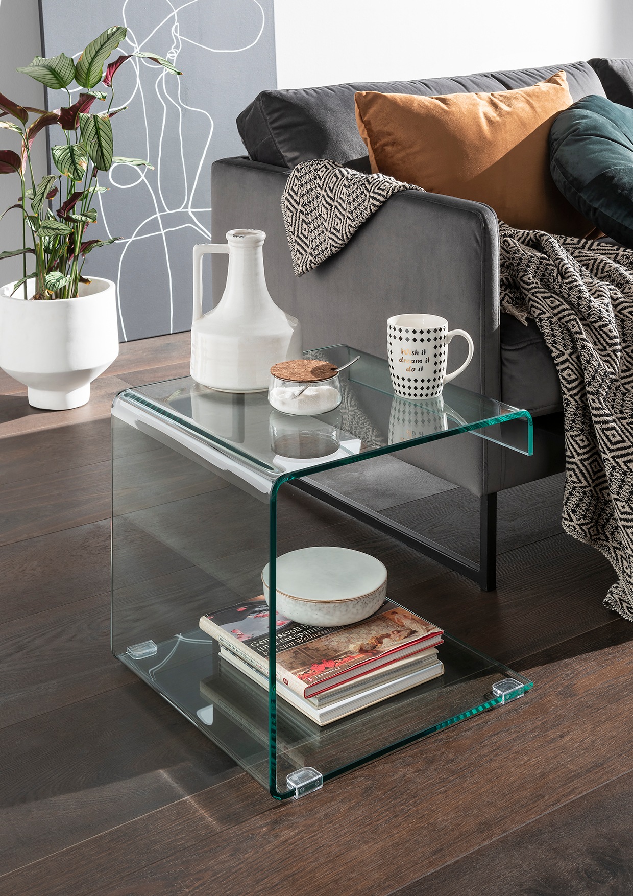 Paroli Beistelltisch, Sicherheitsglas ESG günstig online kaufen